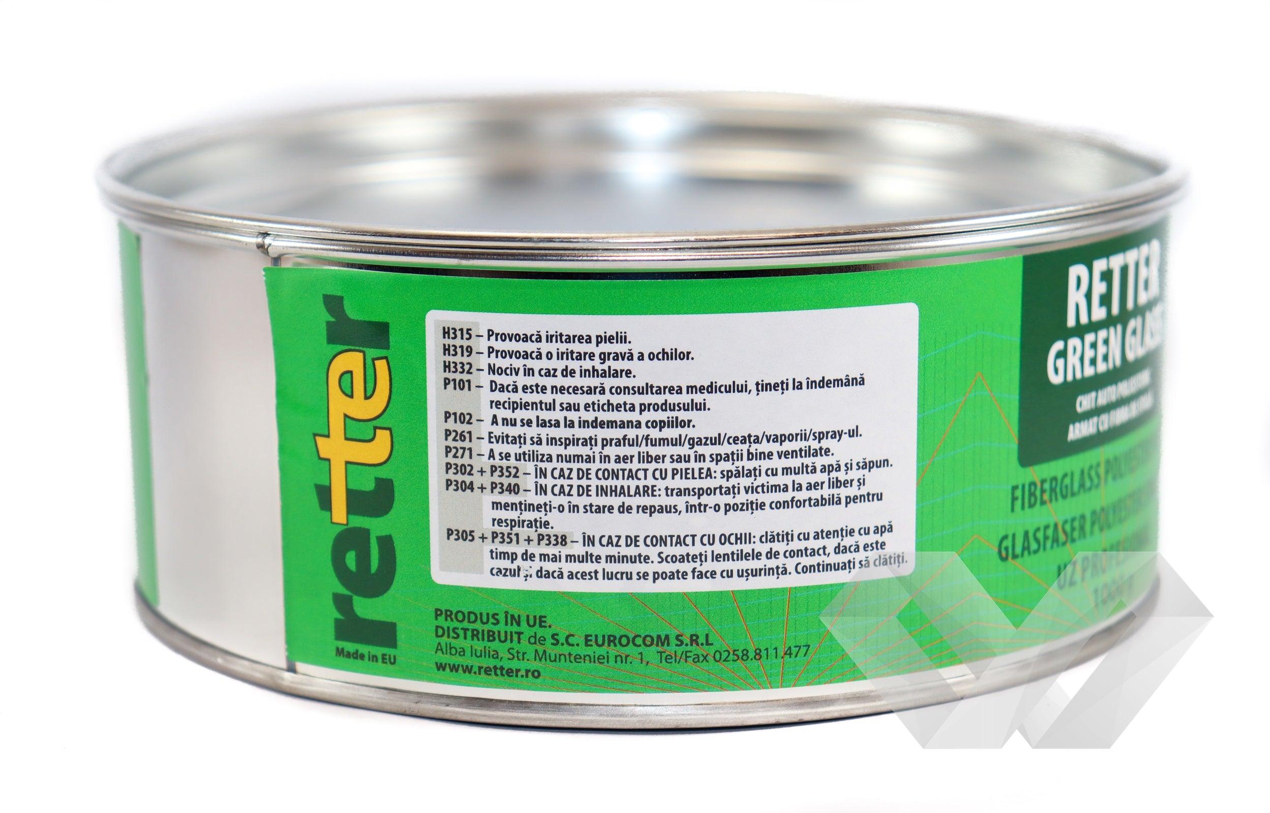 Chit auto poliesteric cu fibra de sticla Retter, 1000g