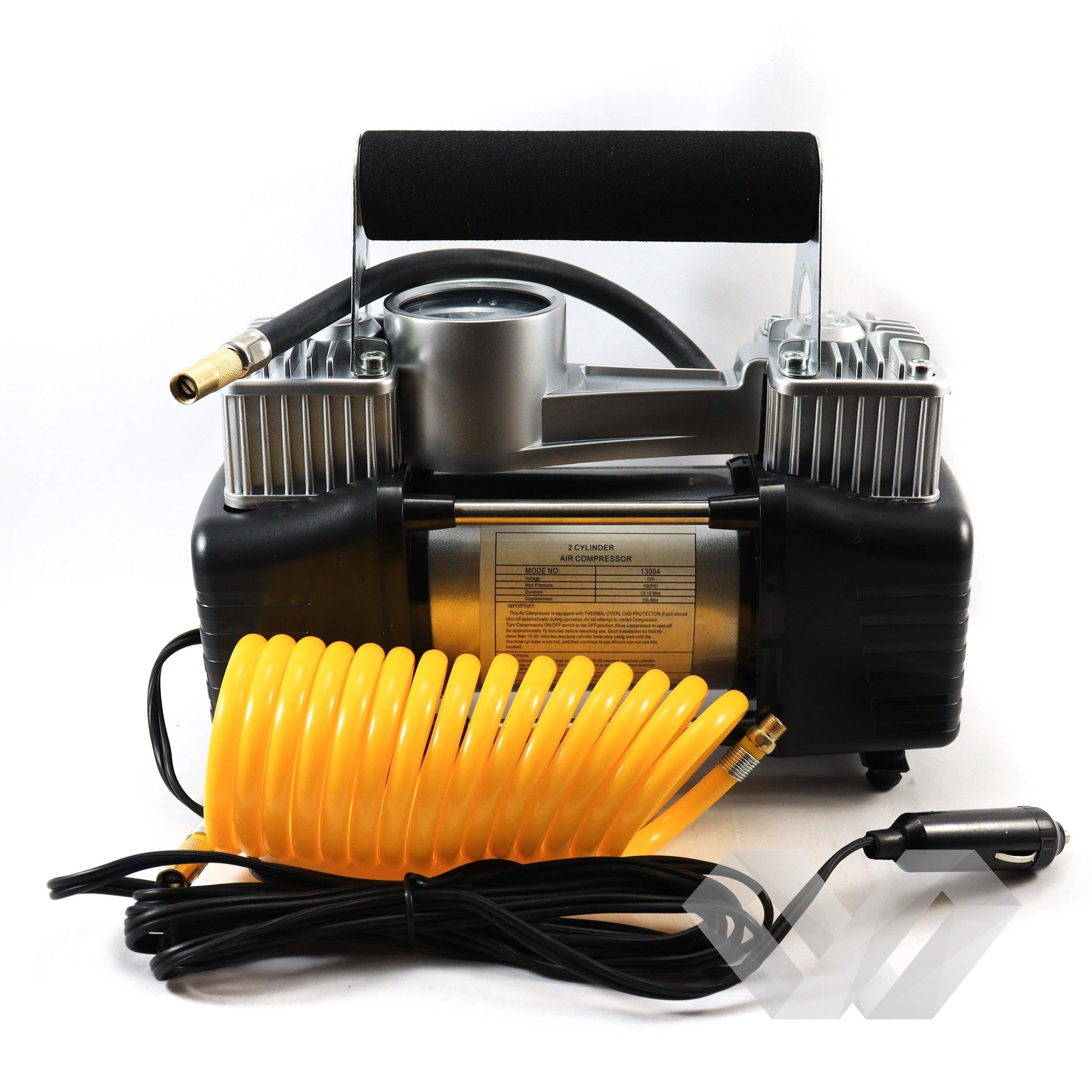 Compresor auto 2 cilindri, 12V 10bar, 70 litri/minut!
