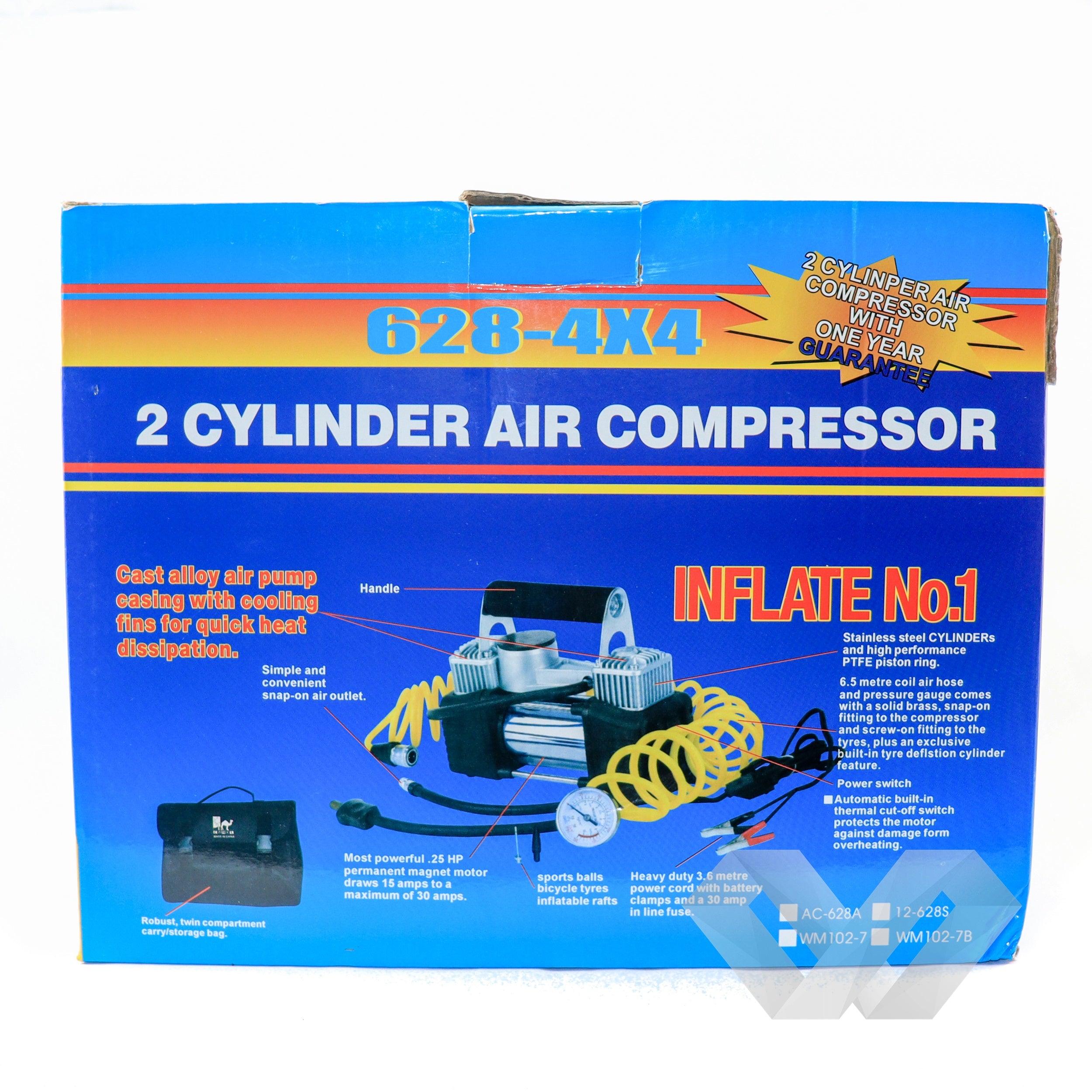 Compresor auto 2 cilindri, 12V 10bar, 70 litri/minut!