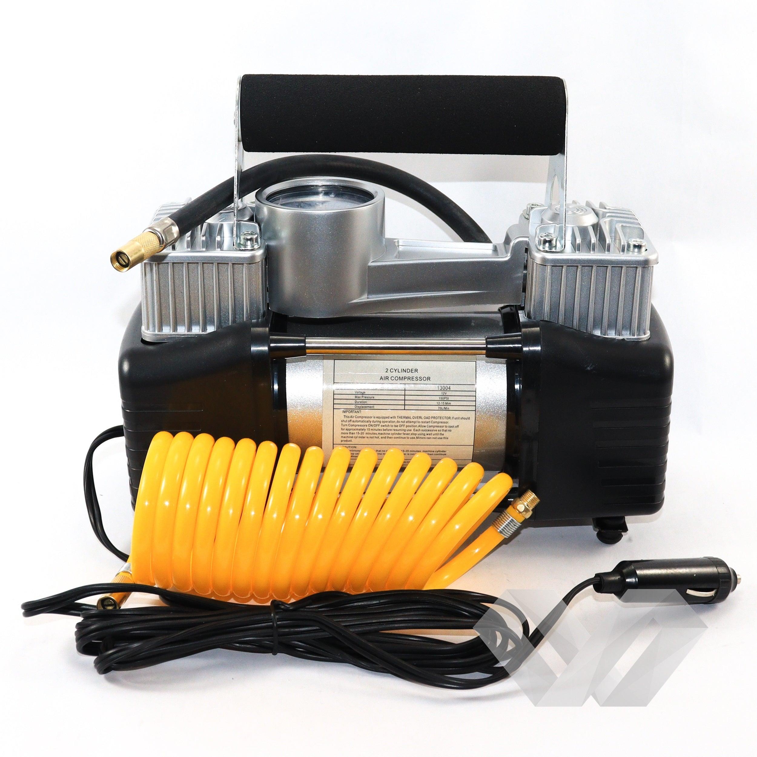 Compresor auto 2 cilindri, 12V 10bar, 70 litri/minut!