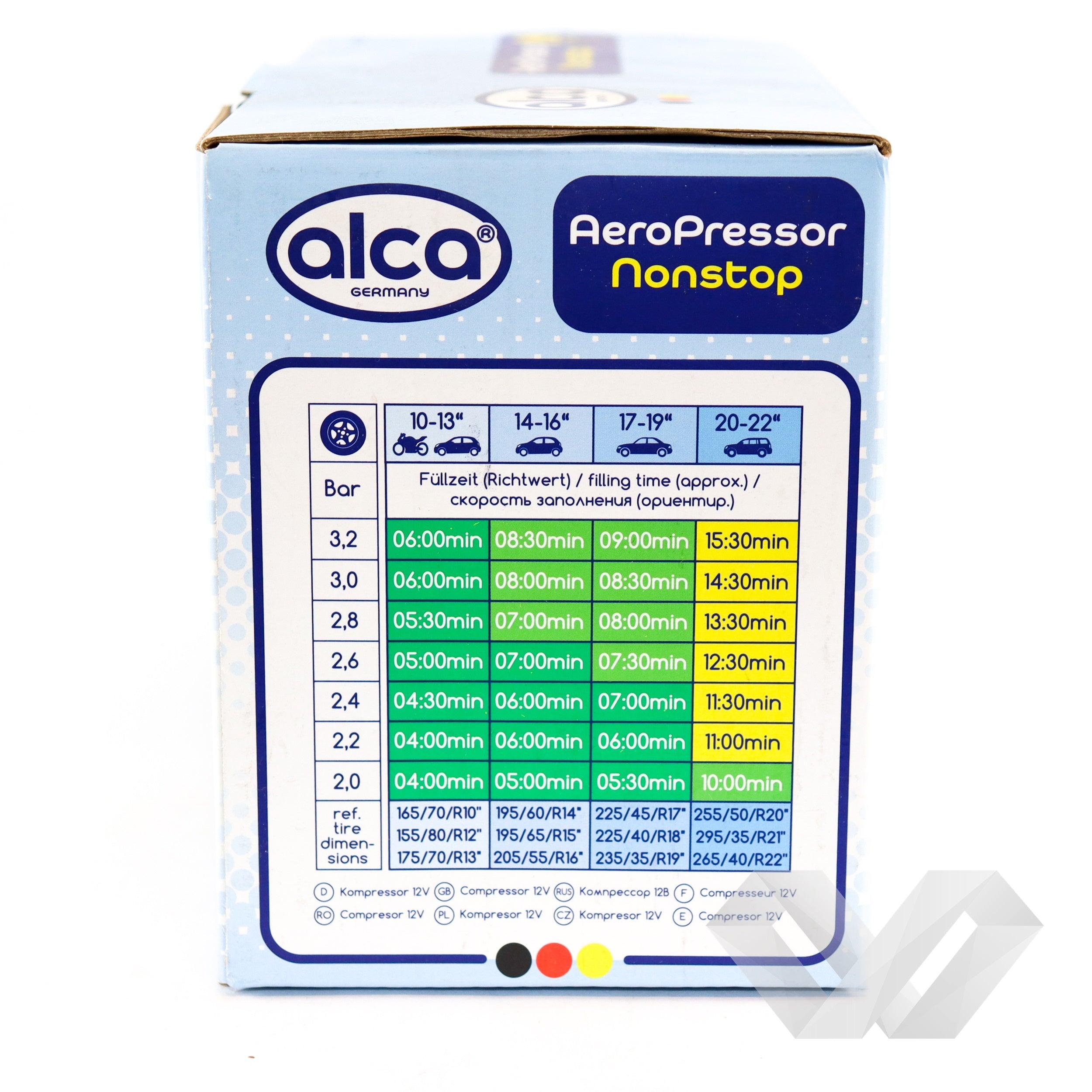 Compresor auto NonStop Alca, 12V 21bar