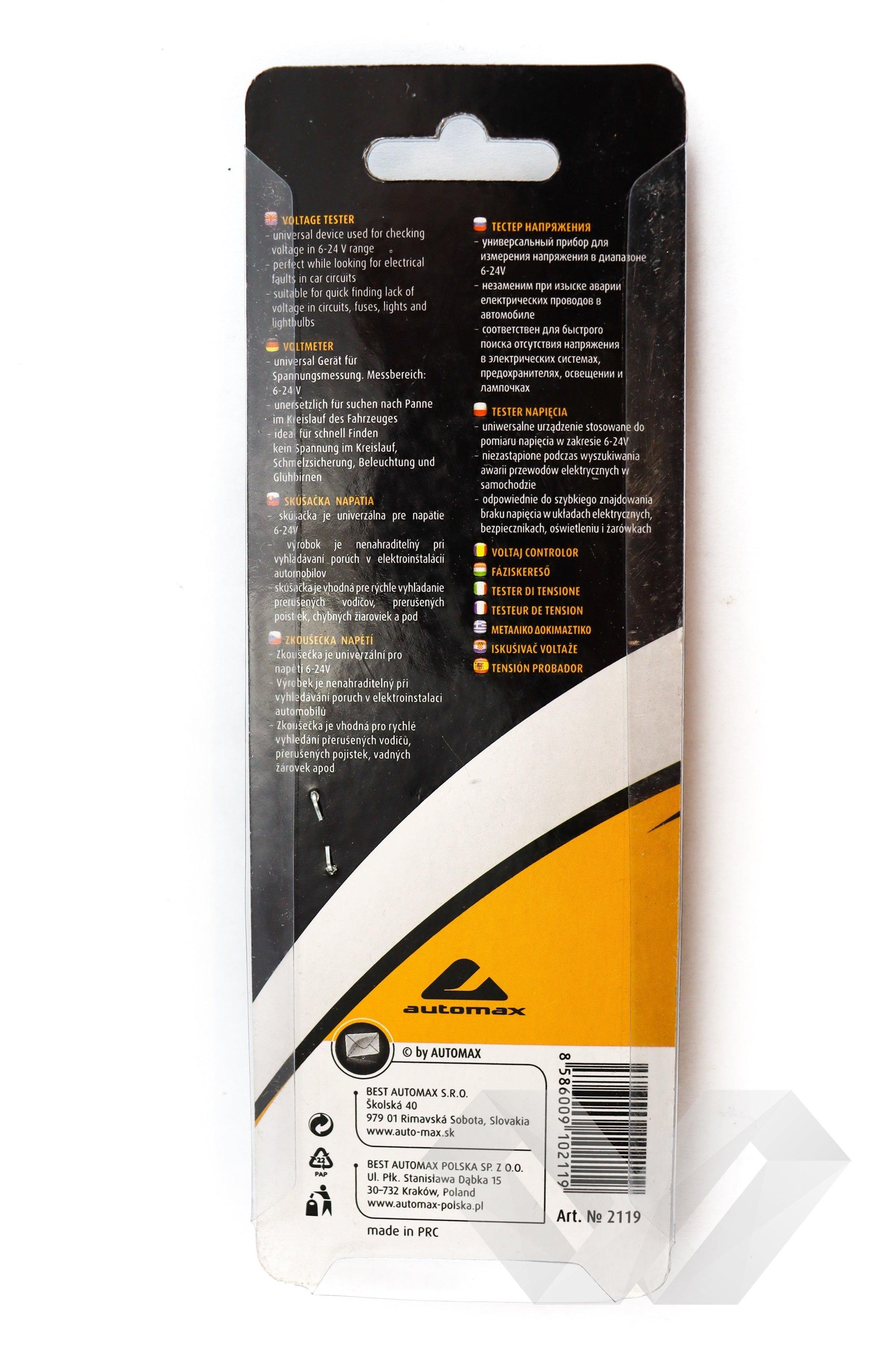 Creion control tensiune, 6V-24V