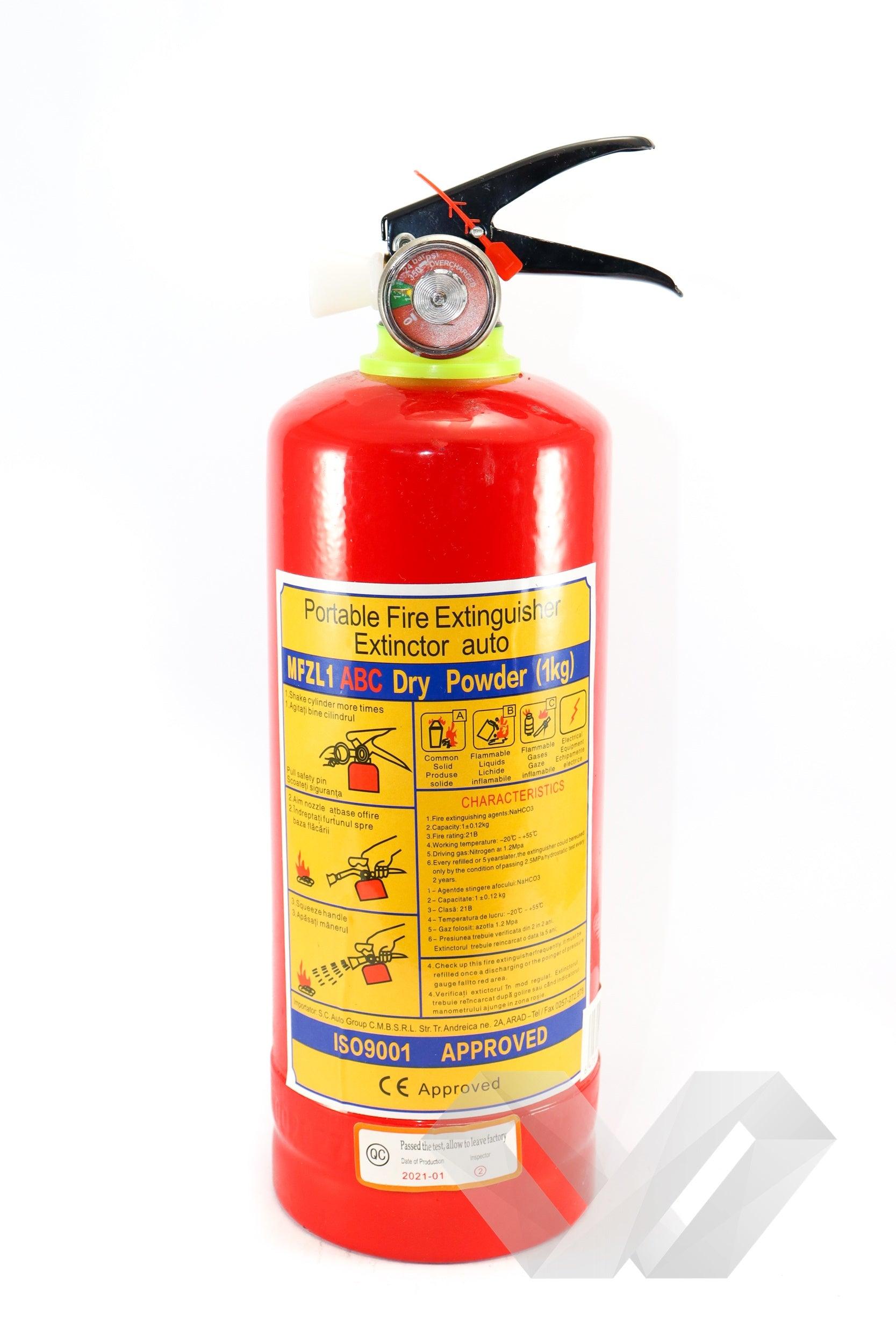 Extintor auto pulbere portabil, 1kg