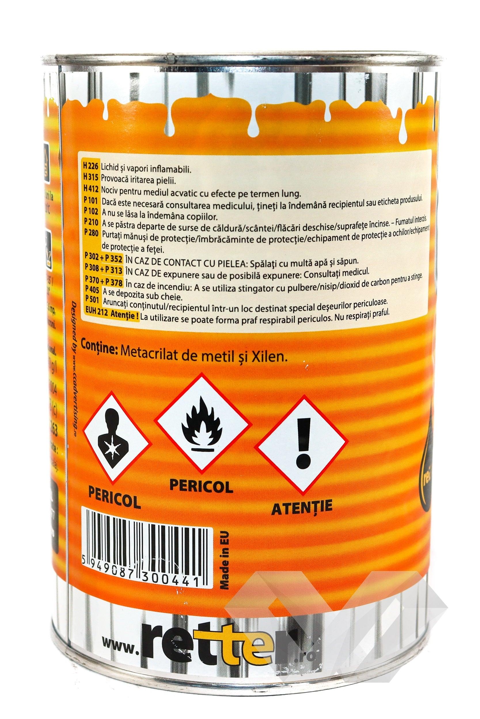 Filler acrilic auto Retter F41, 1000ml 4:1