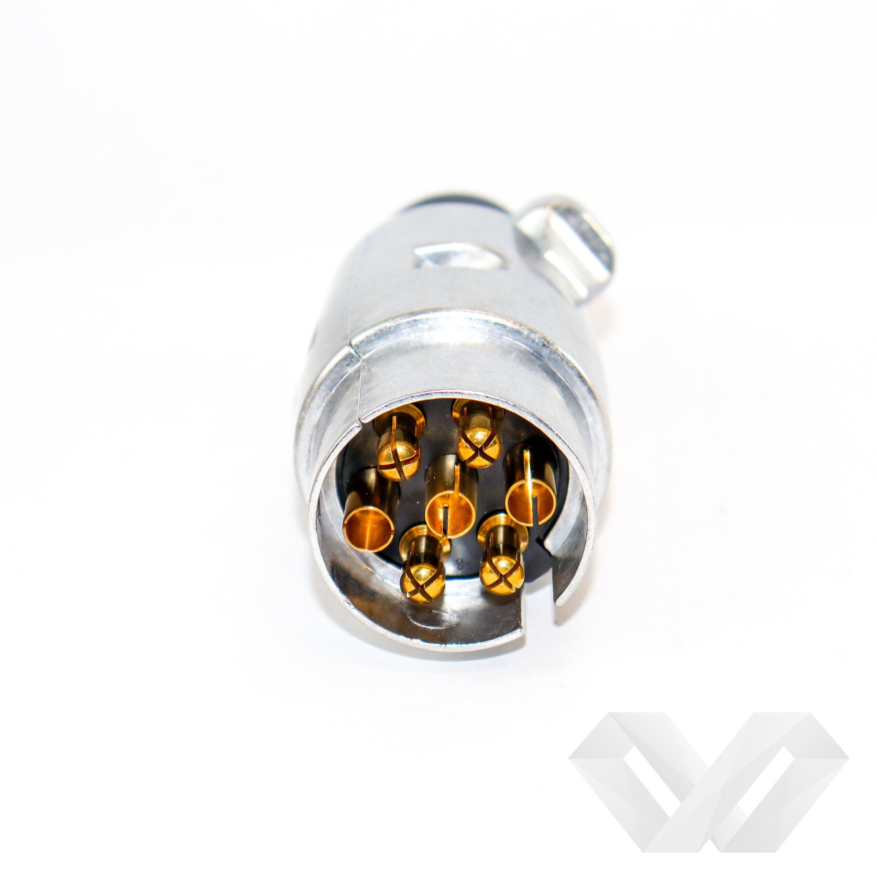 Fisa priza pentru remorca, metalica, 7 pini