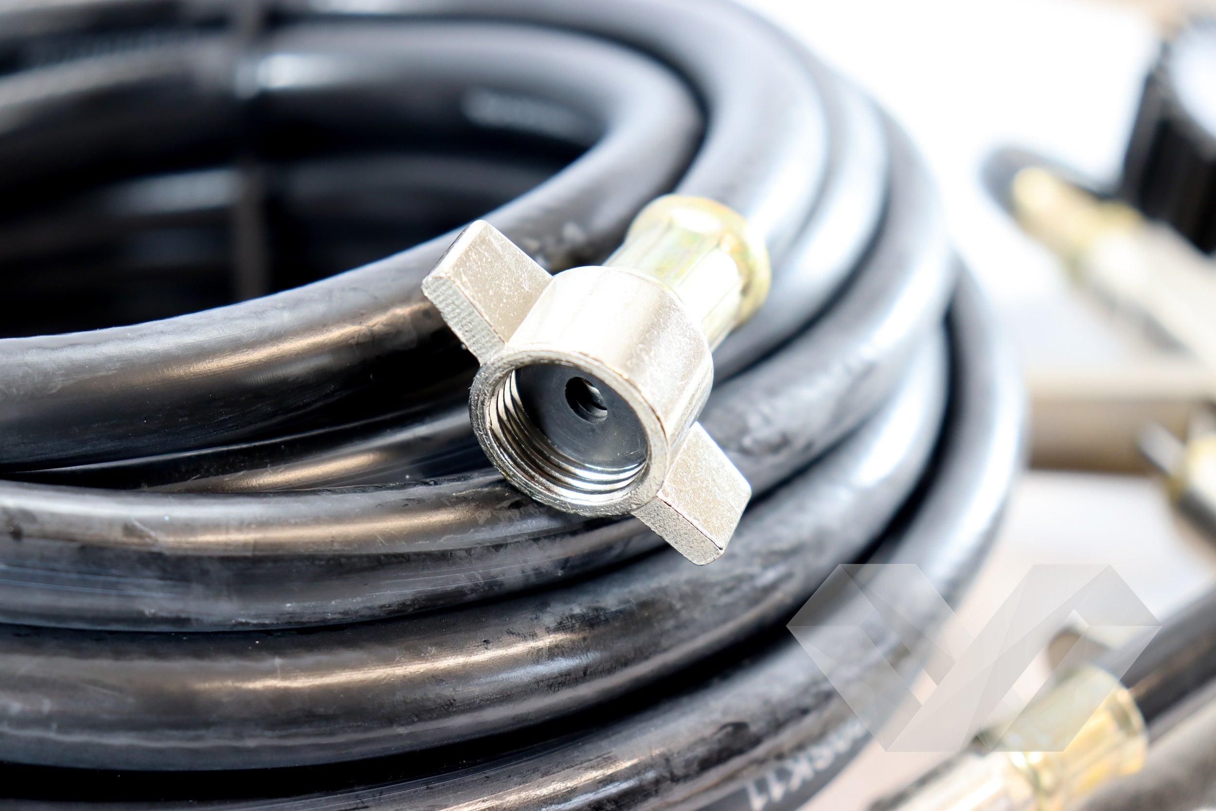 Furtun aer cu manometru, 13m - EWO Market