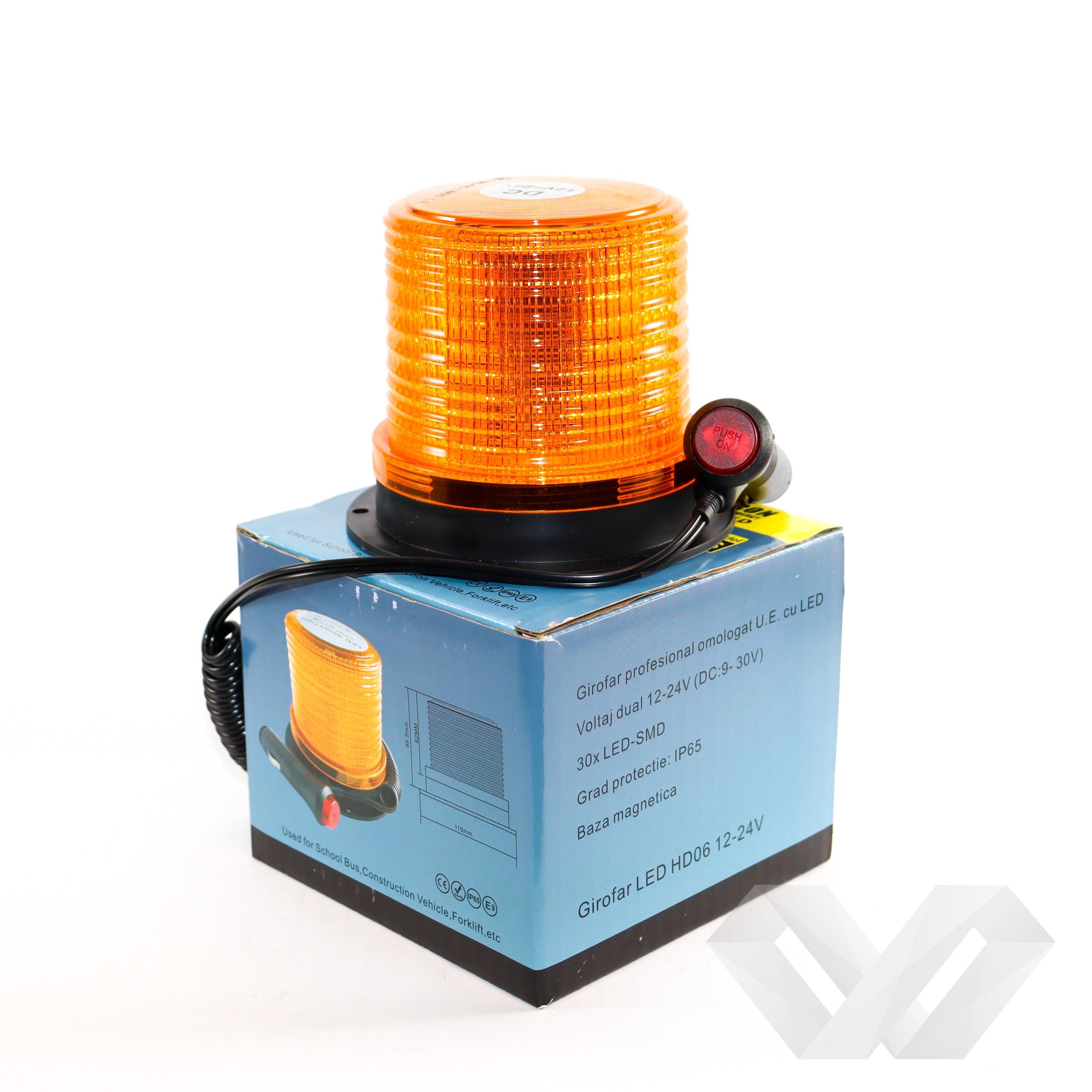 Girofar LED, 12V/24V