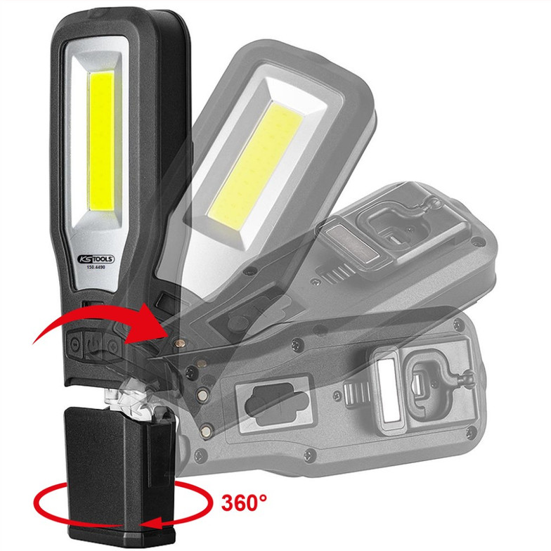 Lampa de mana mobila pentru atelier pliabila, 550 lumeni