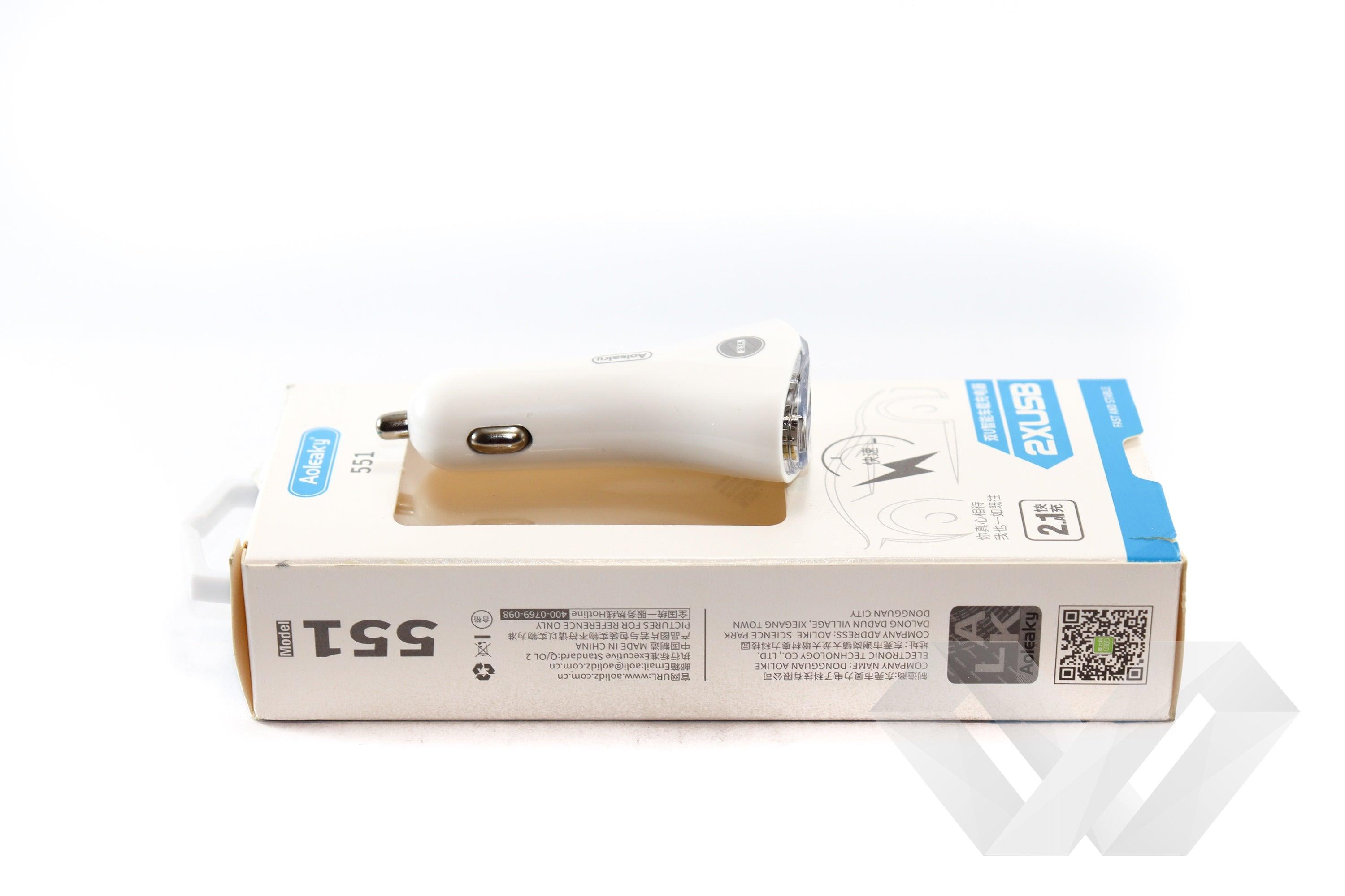 Incarcator auto dublu USB fast charge, 2.1A