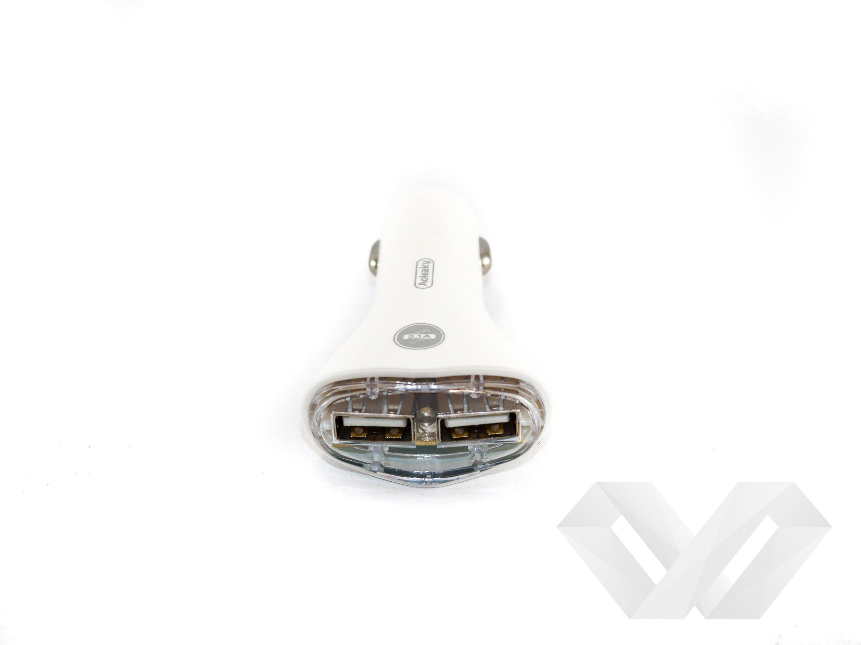 Incarcator auto dublu USB fast charge, 2.1A