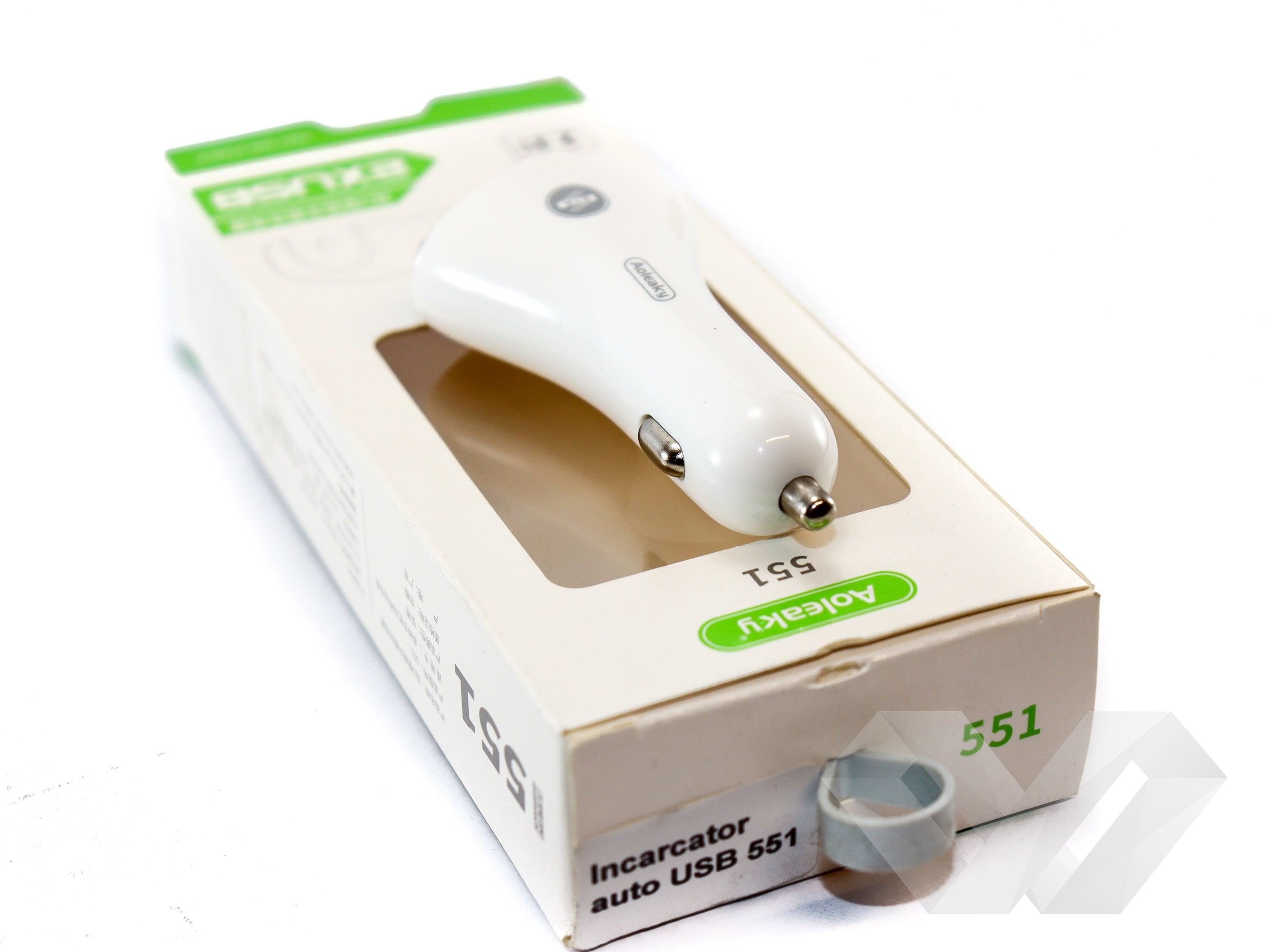 Incarcator auto dublu USB fast charge, 2.1A