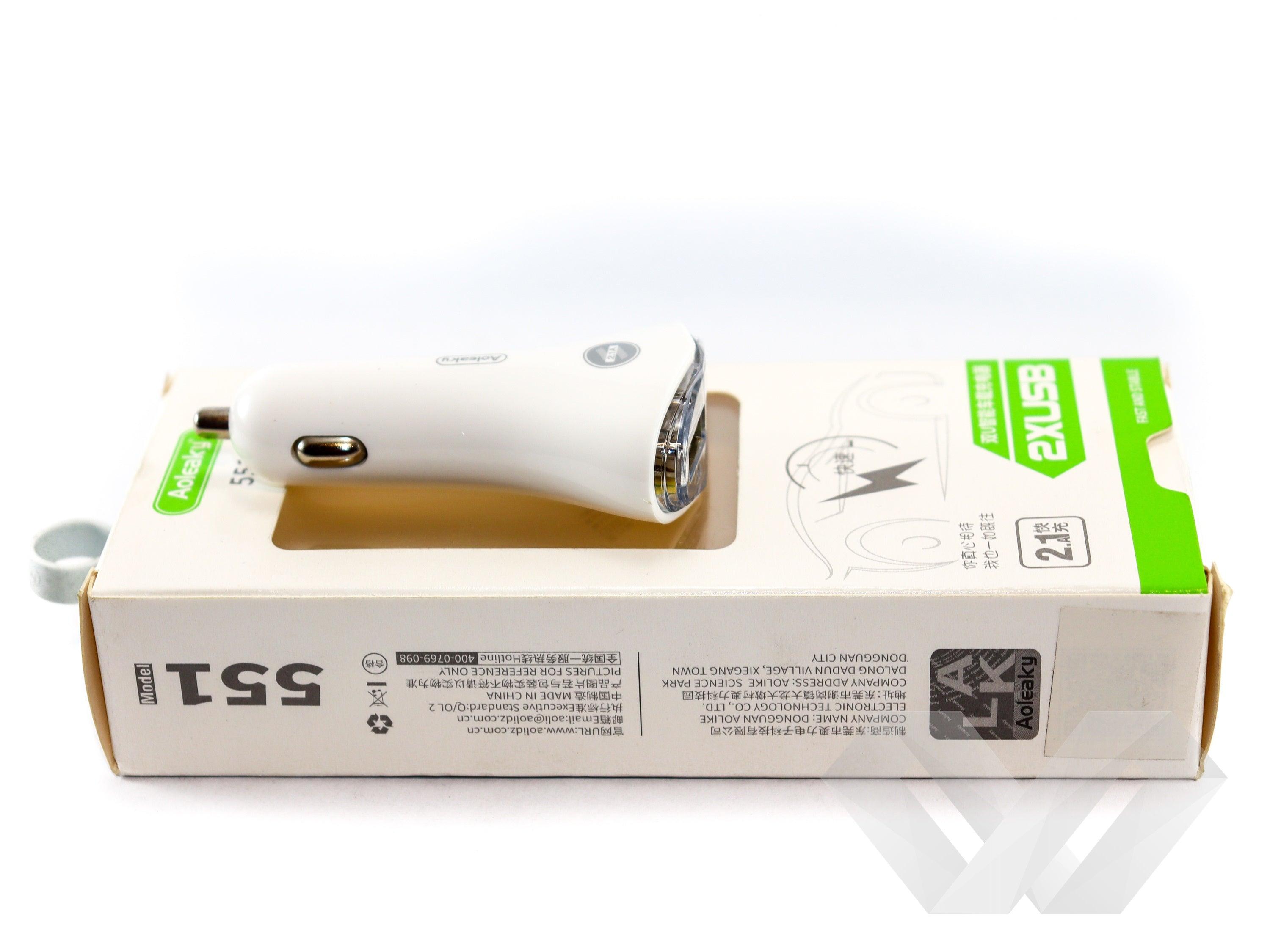 Incarcator auto dublu USB fast charge, 2.1A