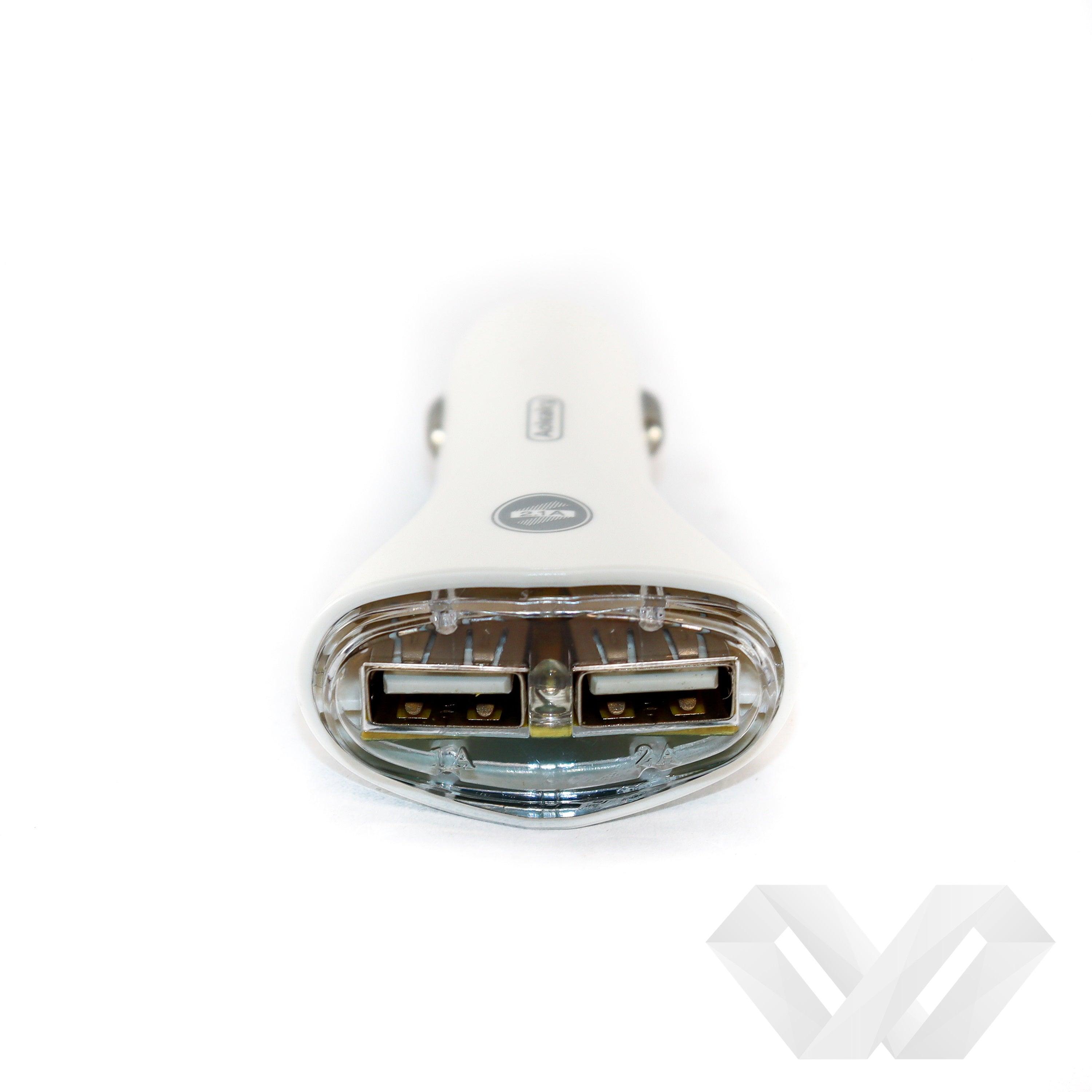 Incarcator auto dublu USB fast charge, 2.1A