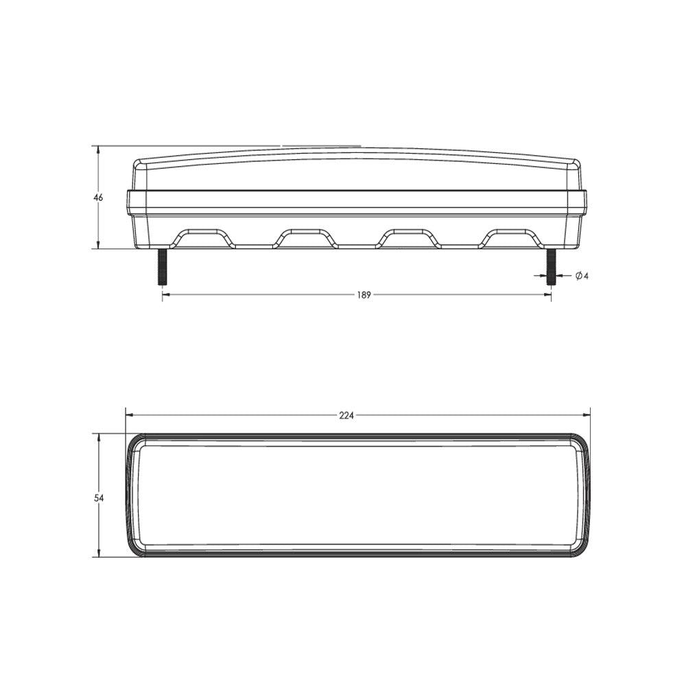 Lampa spate LED, 12V/24V