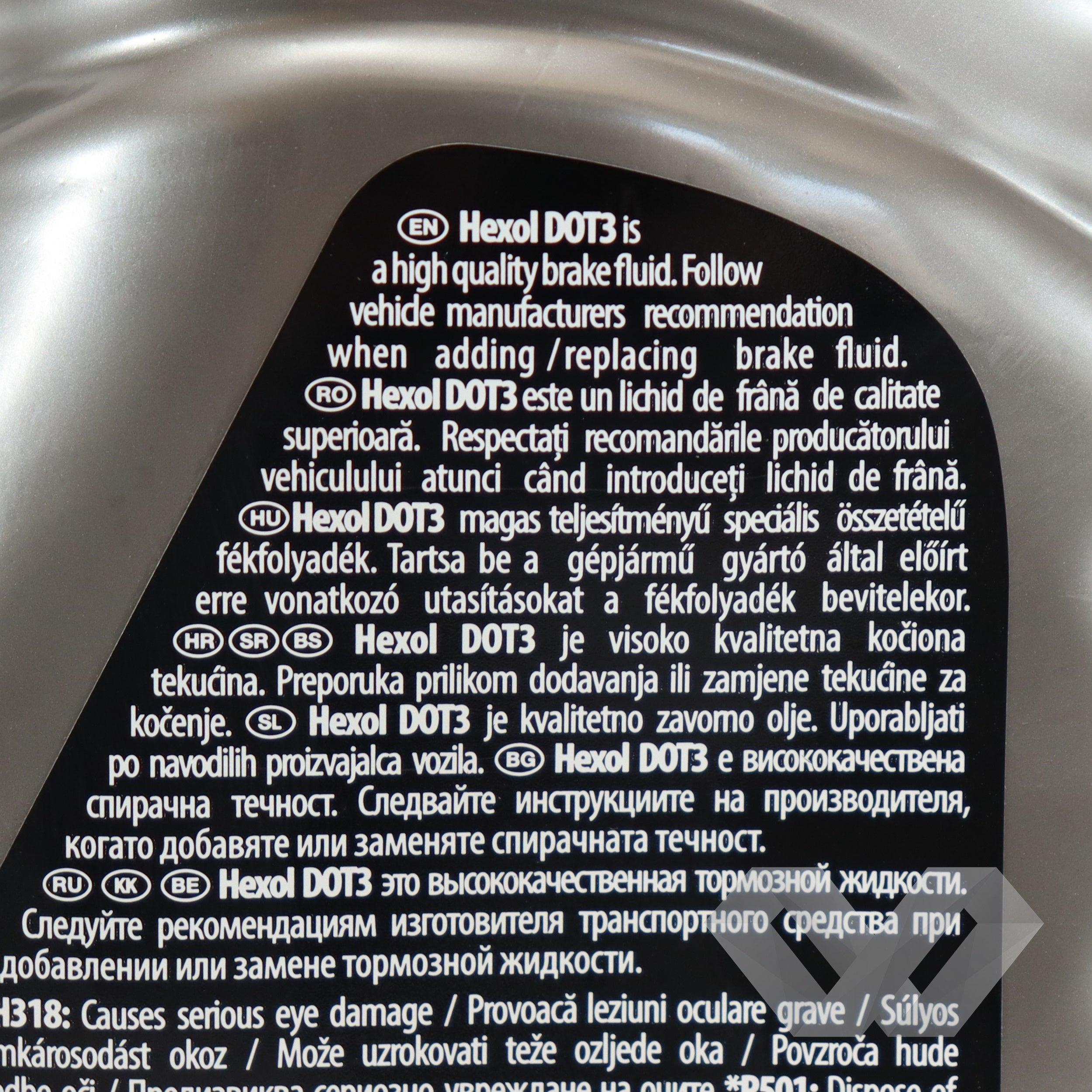 Lichid de frana Dot 3 Hexol