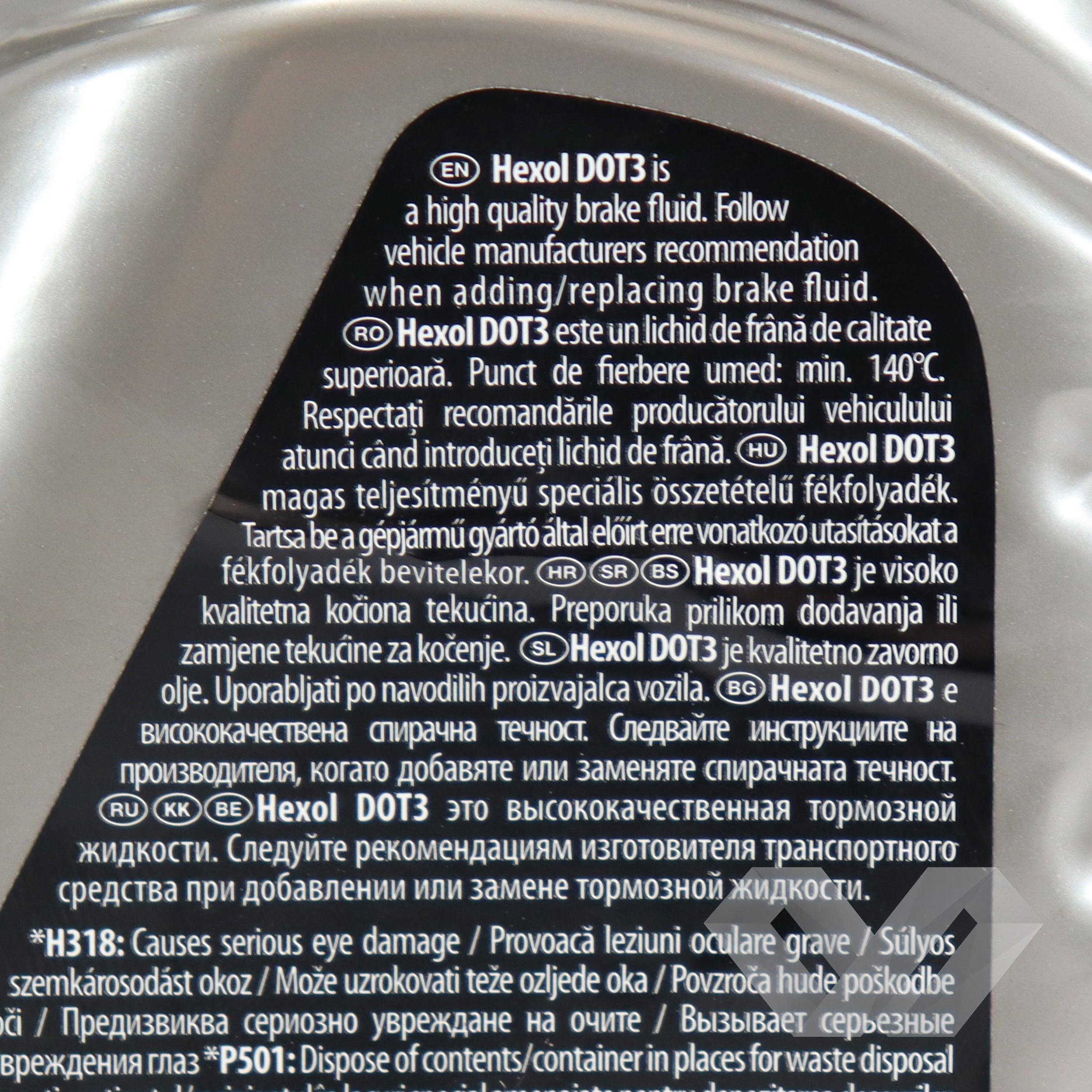 Lichid de frana Dot 3 Hexol