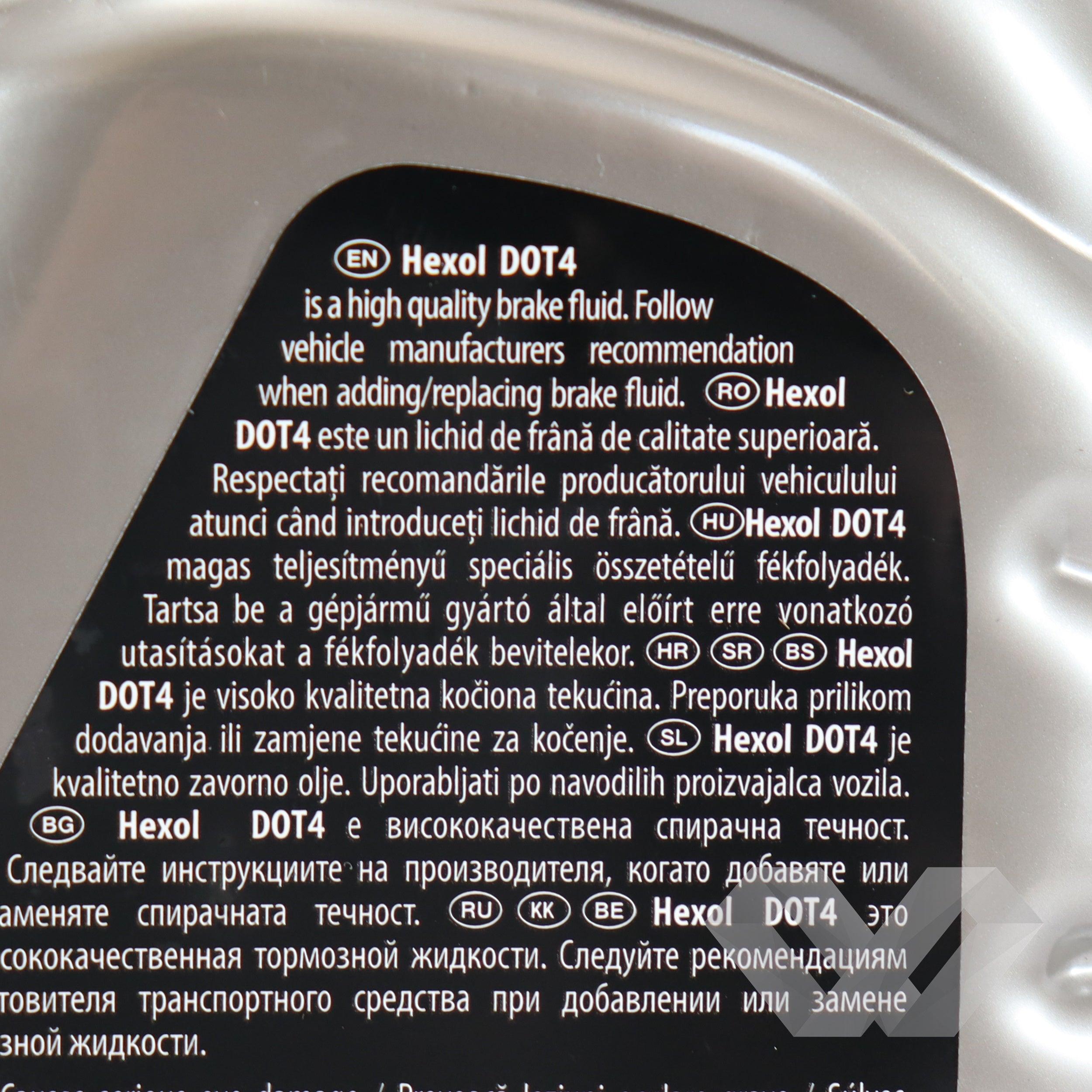 Lichid de frana DOT4 Hexol