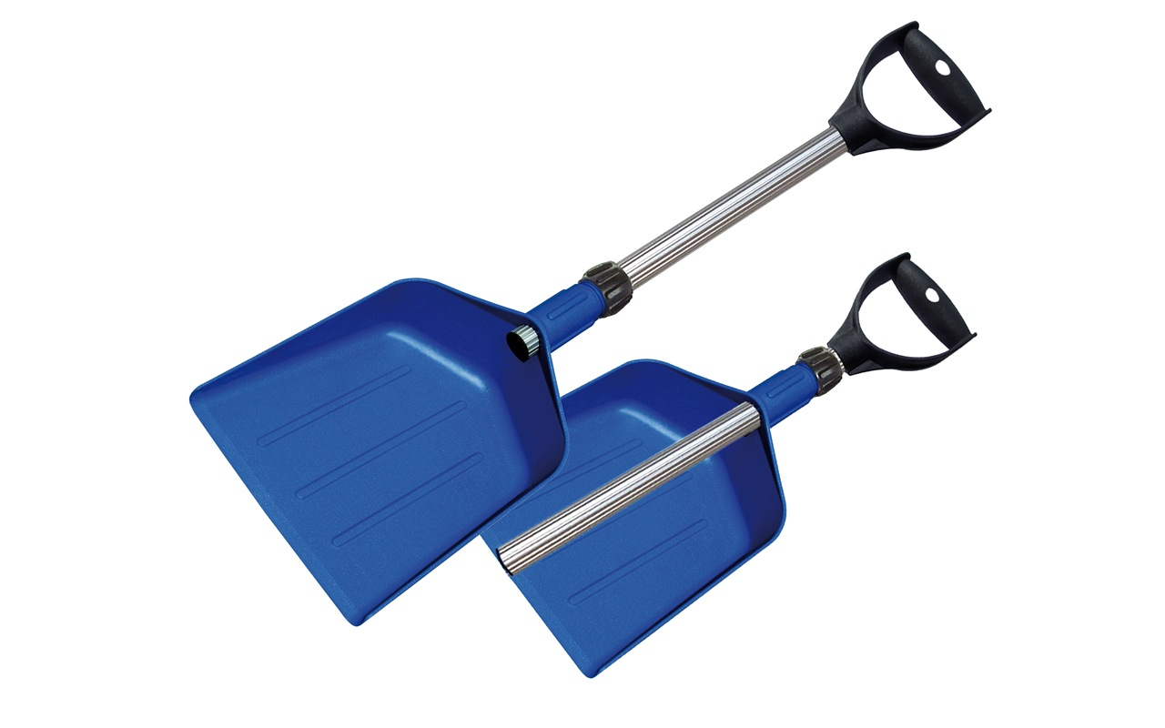 Lopata zapada cu maner extensibil din aluminiu, 70x20cm