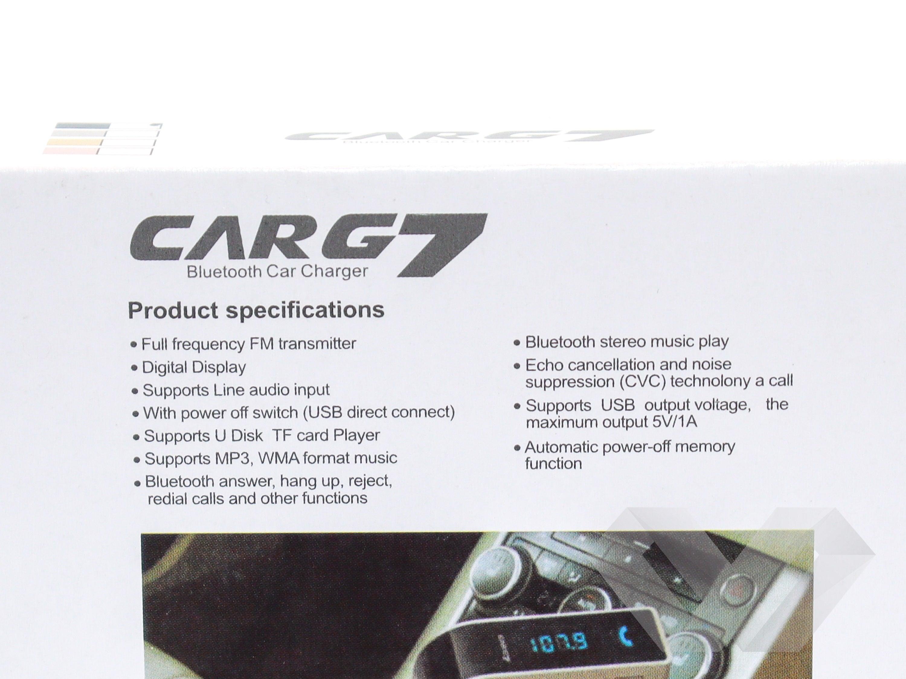 Modulator MP3 handsfree bluetooth CAR G7, 12V