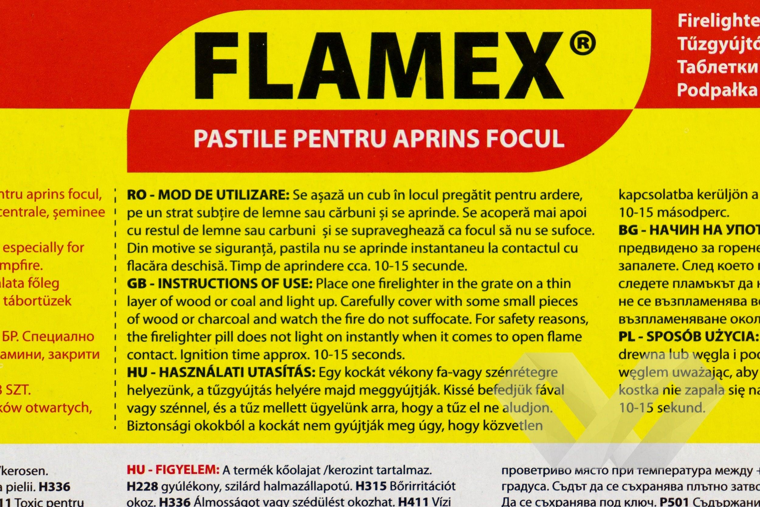Pastile aprins focul Flamex, 48buc