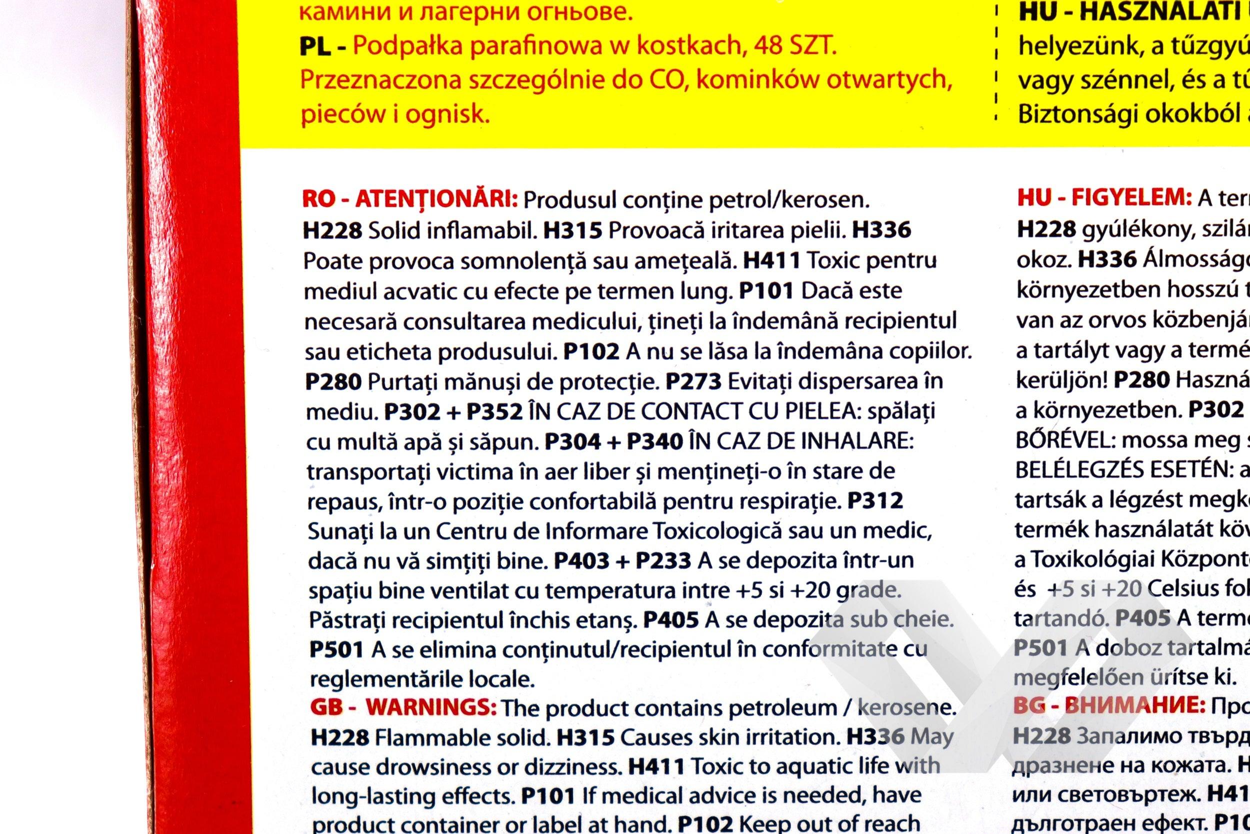 Pastile aprins focul Flamex, 48buc