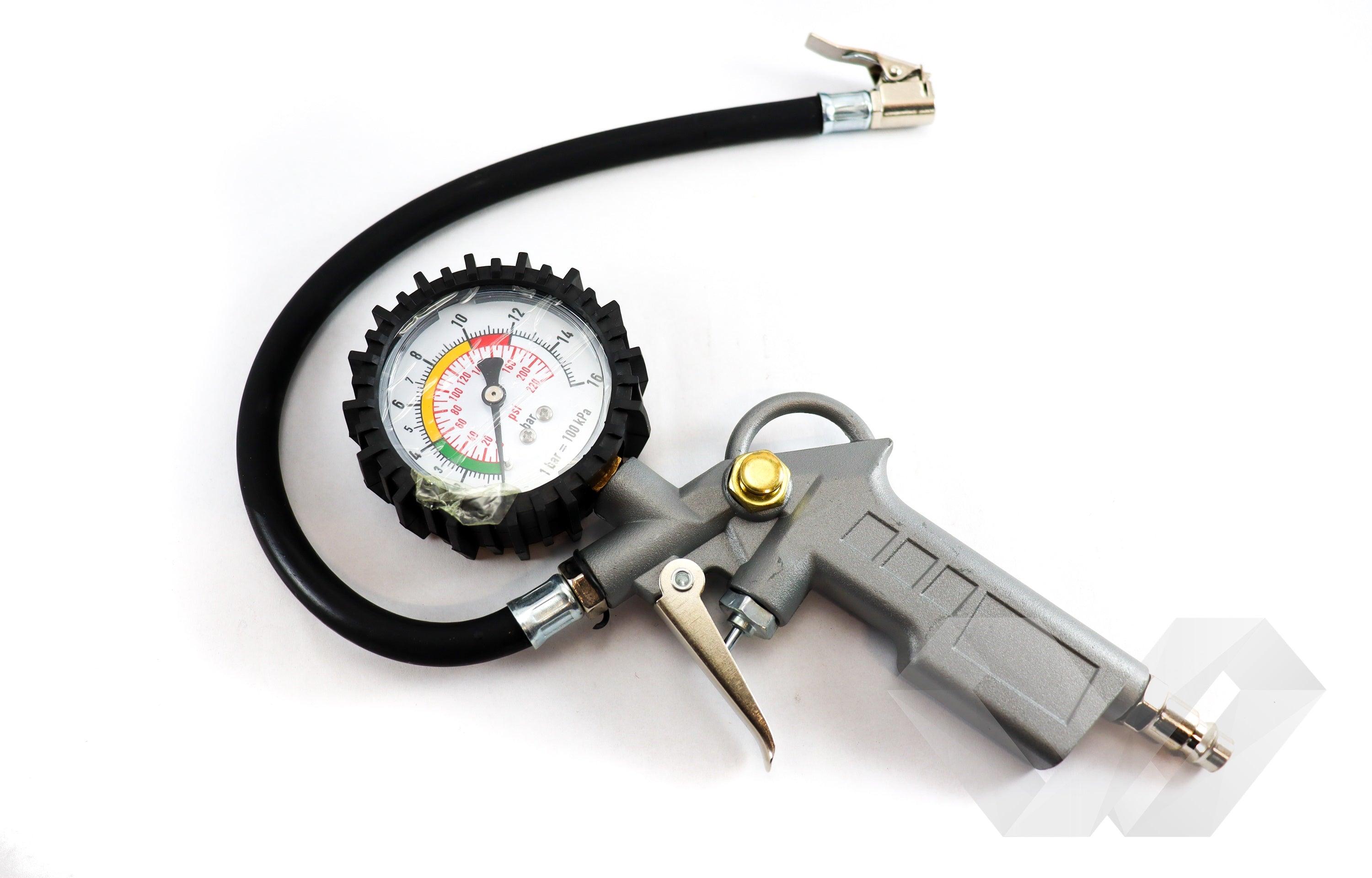 Pistol umflat roti cu manometru