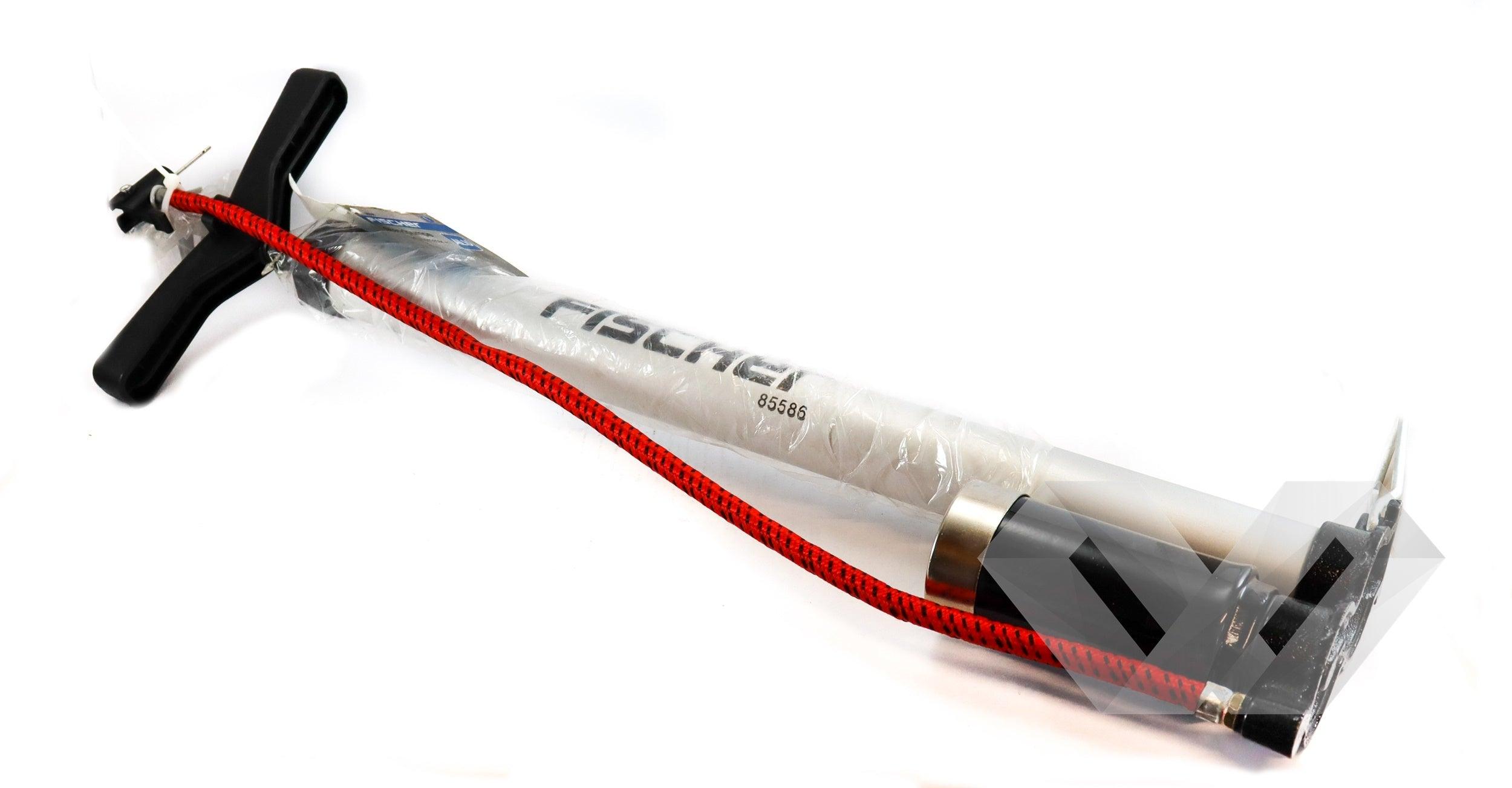 Pompa aer manuala cu manometru Fischer, 8bar