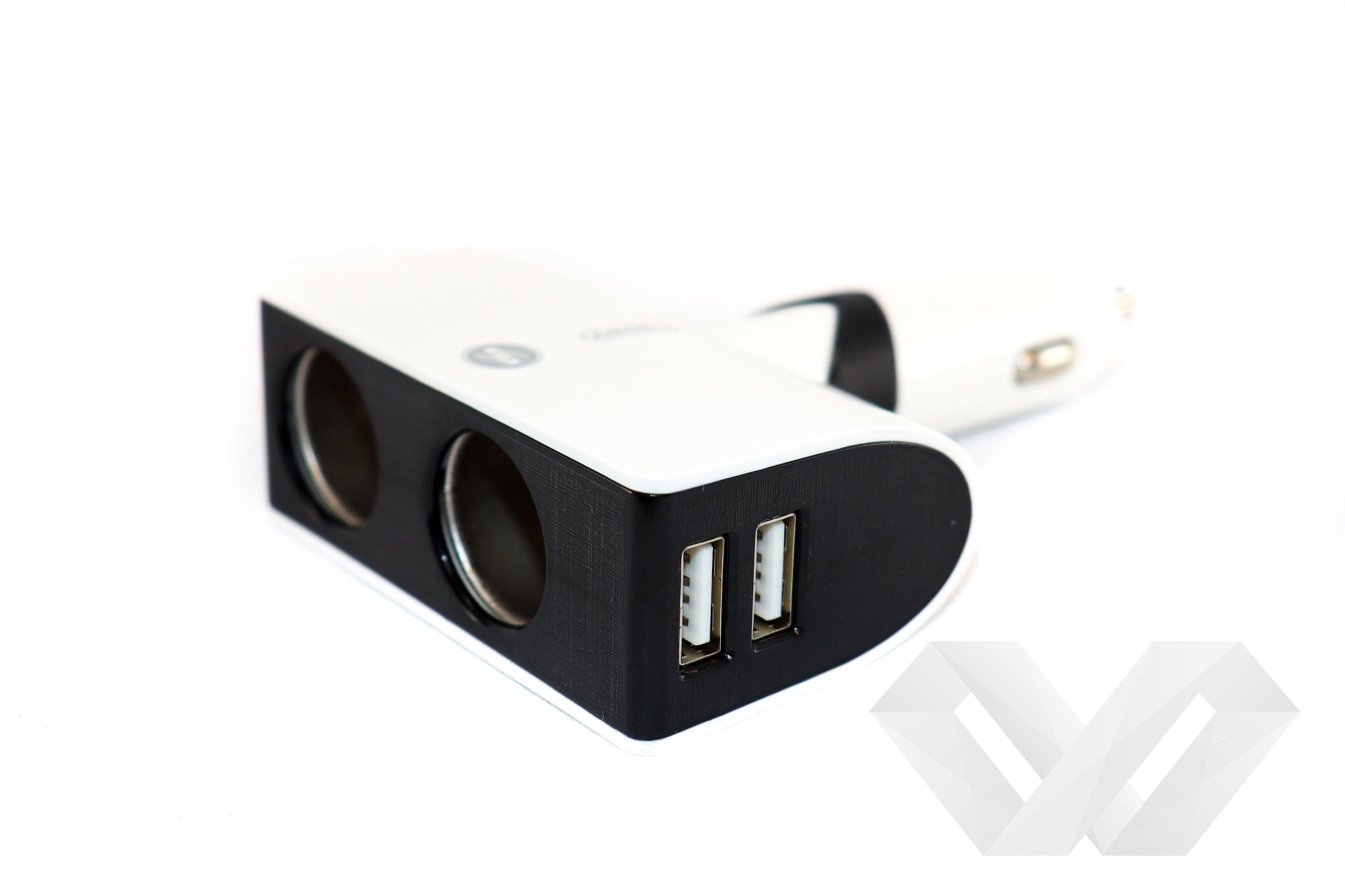 Priza auto dubla cu USB, 3.1A