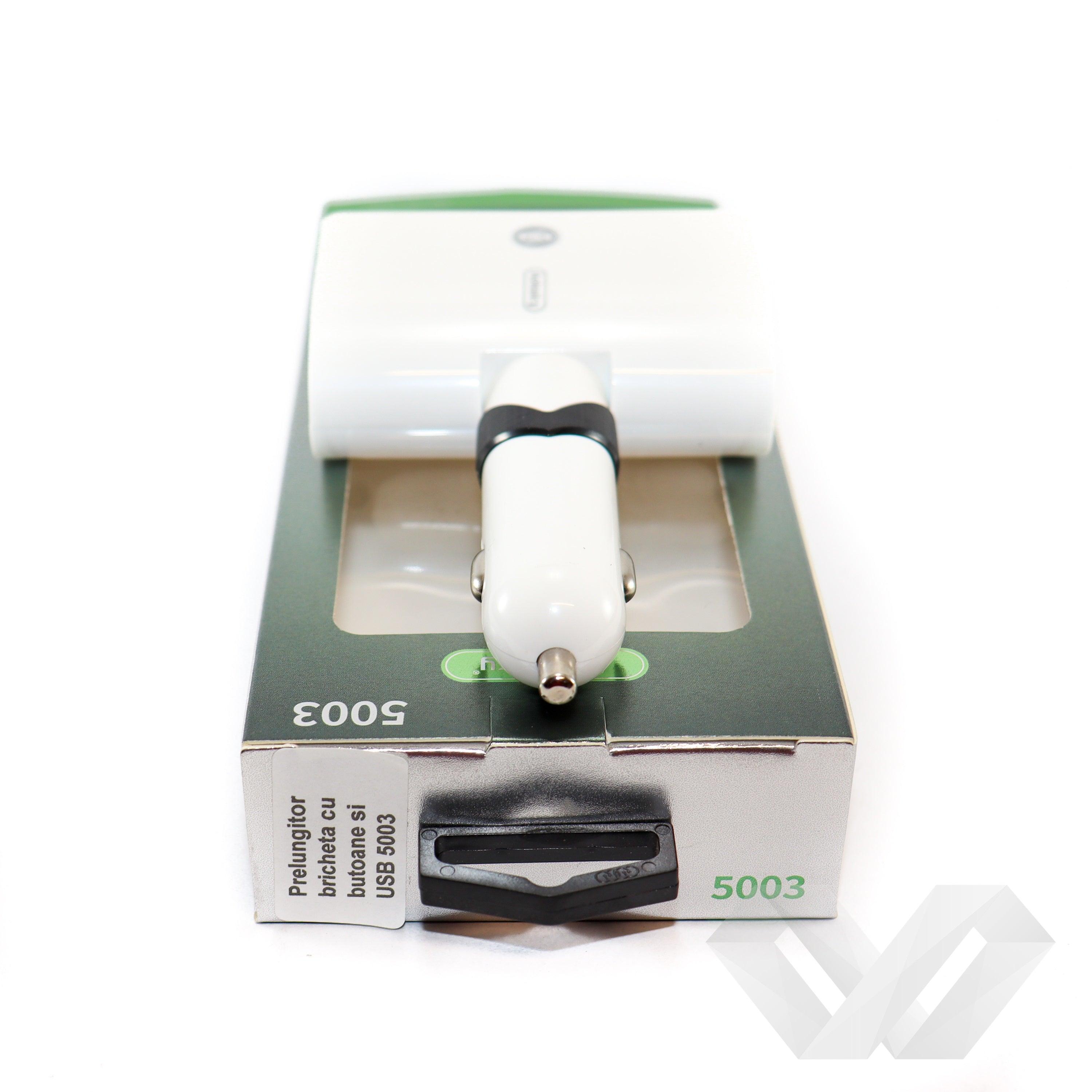 Priza auto dubla cu USB, 3.1A