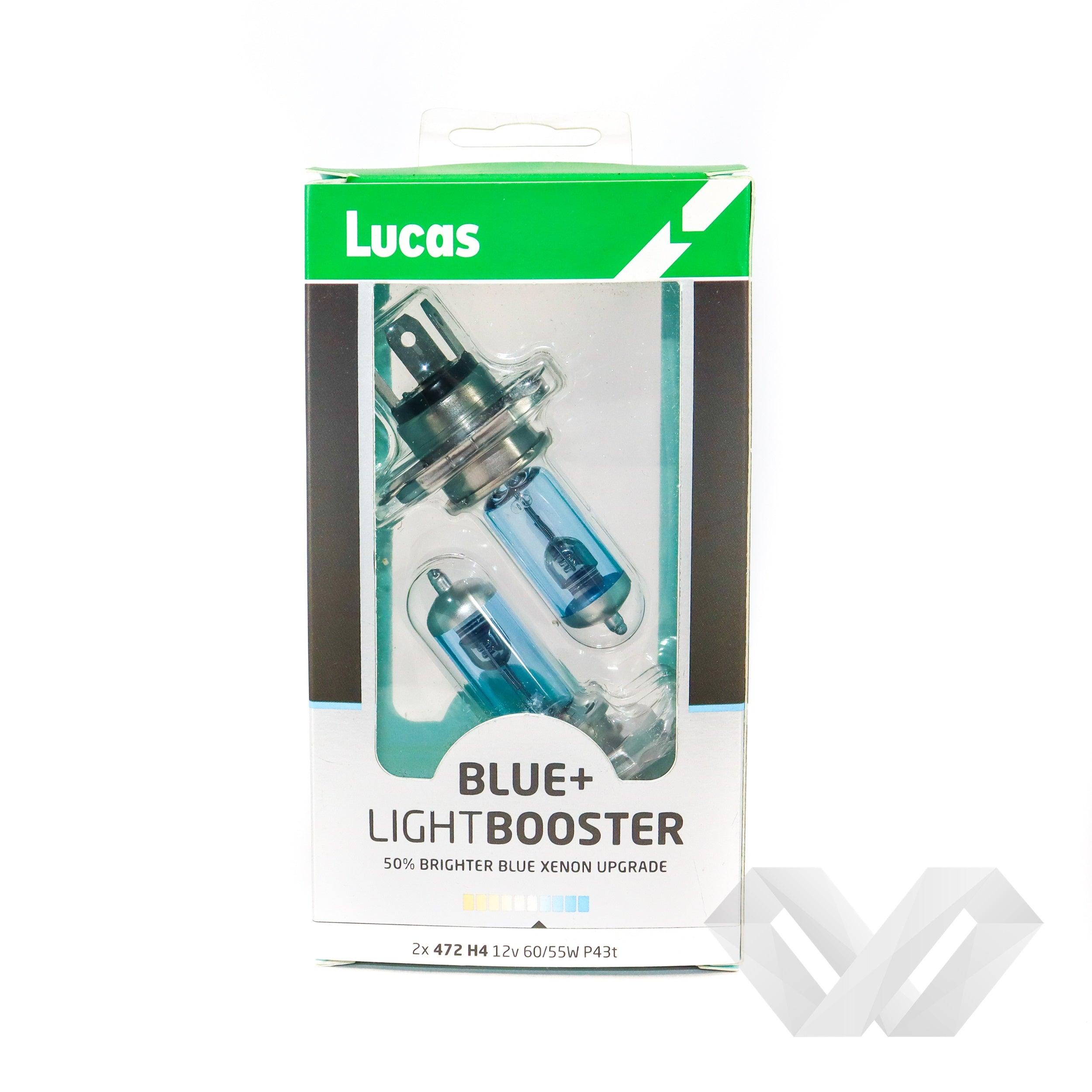 Set 2 becuri auto Lucas, 12V H4 +50%