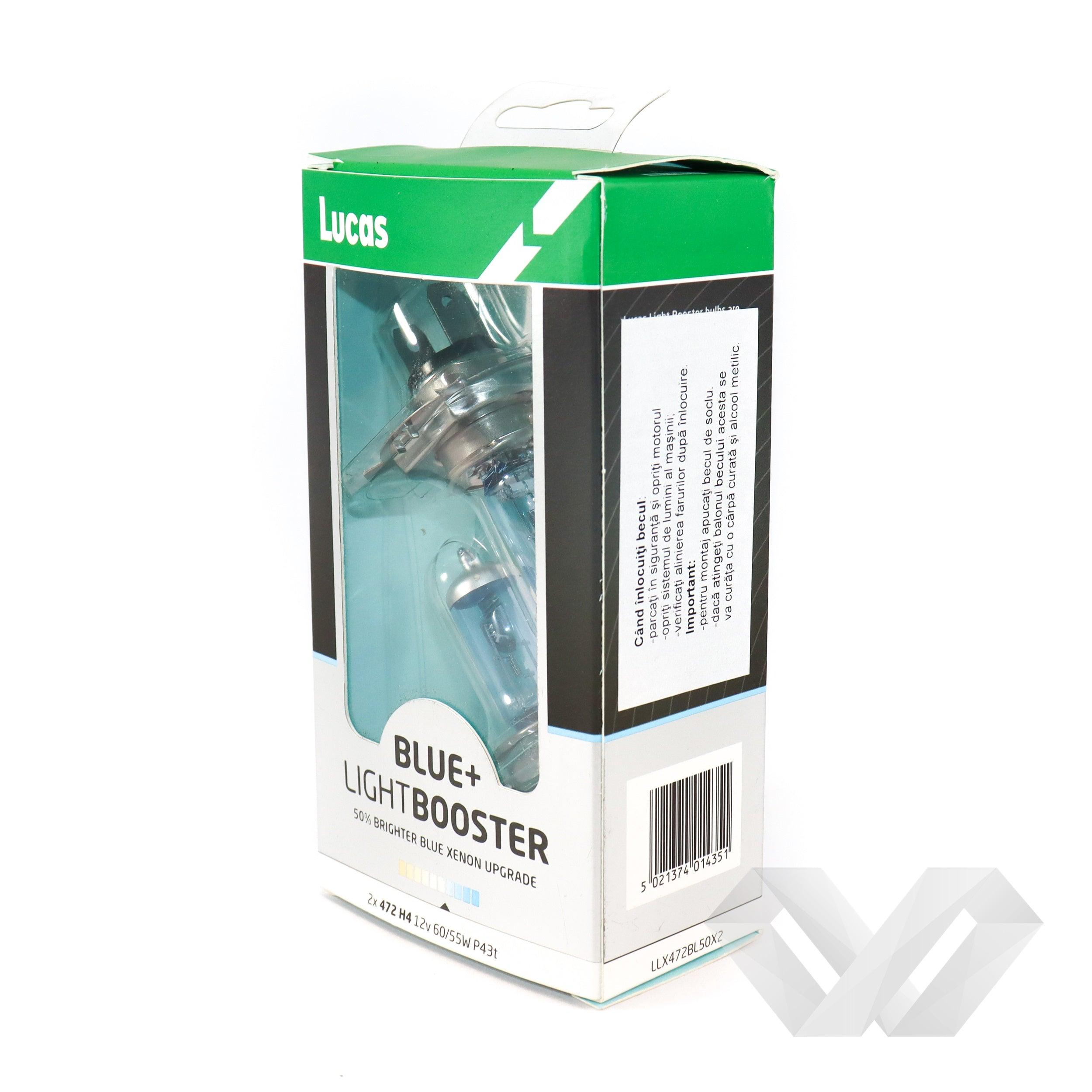 Set 2 becuri auto Lucas,12V H4 +50%