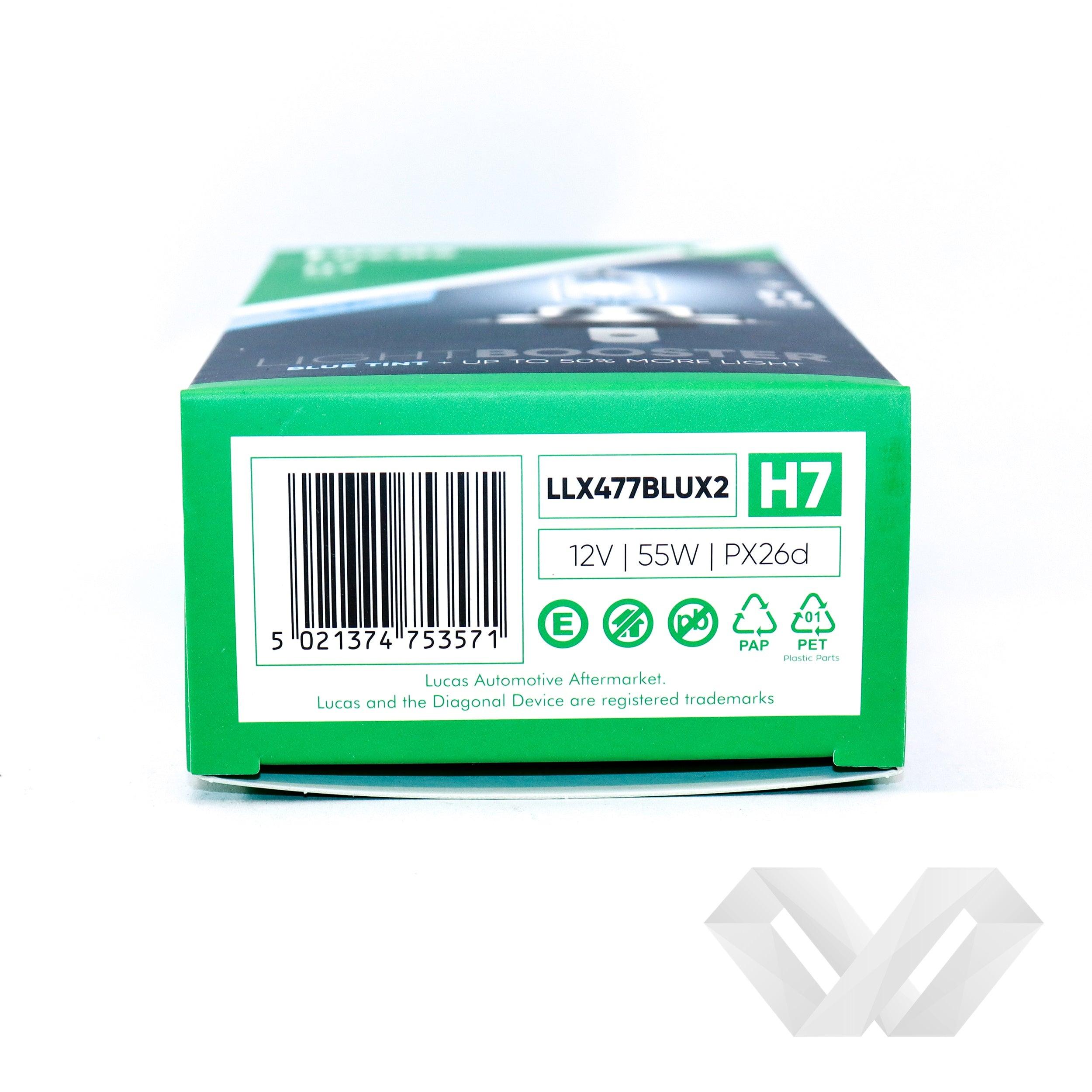 Set 2 becuri auto Lucas, 12V H7 +50%