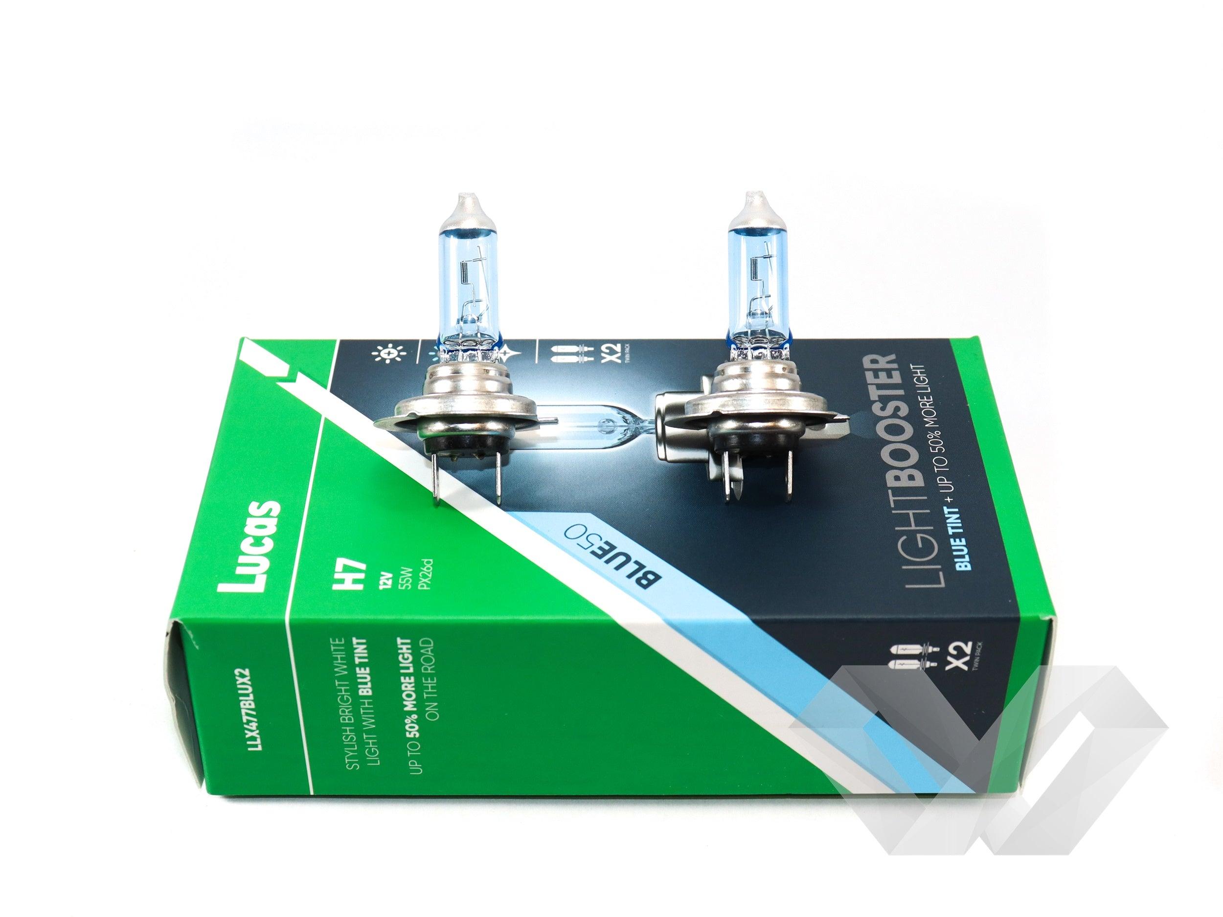 Set 2 becuri auto Lucas, 12V H7 +50%