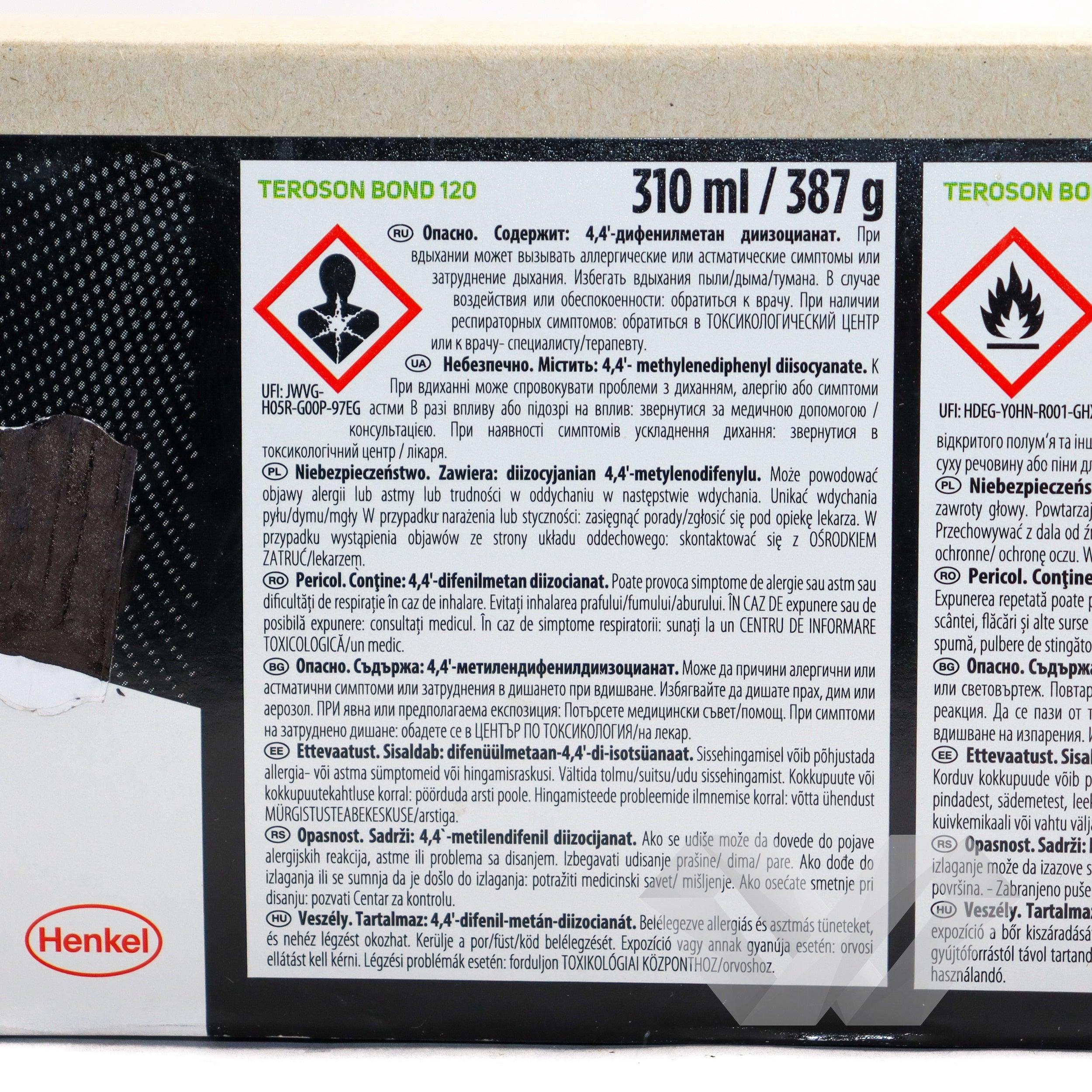 Set adeziv pentru parbriz Teroson Bond 120