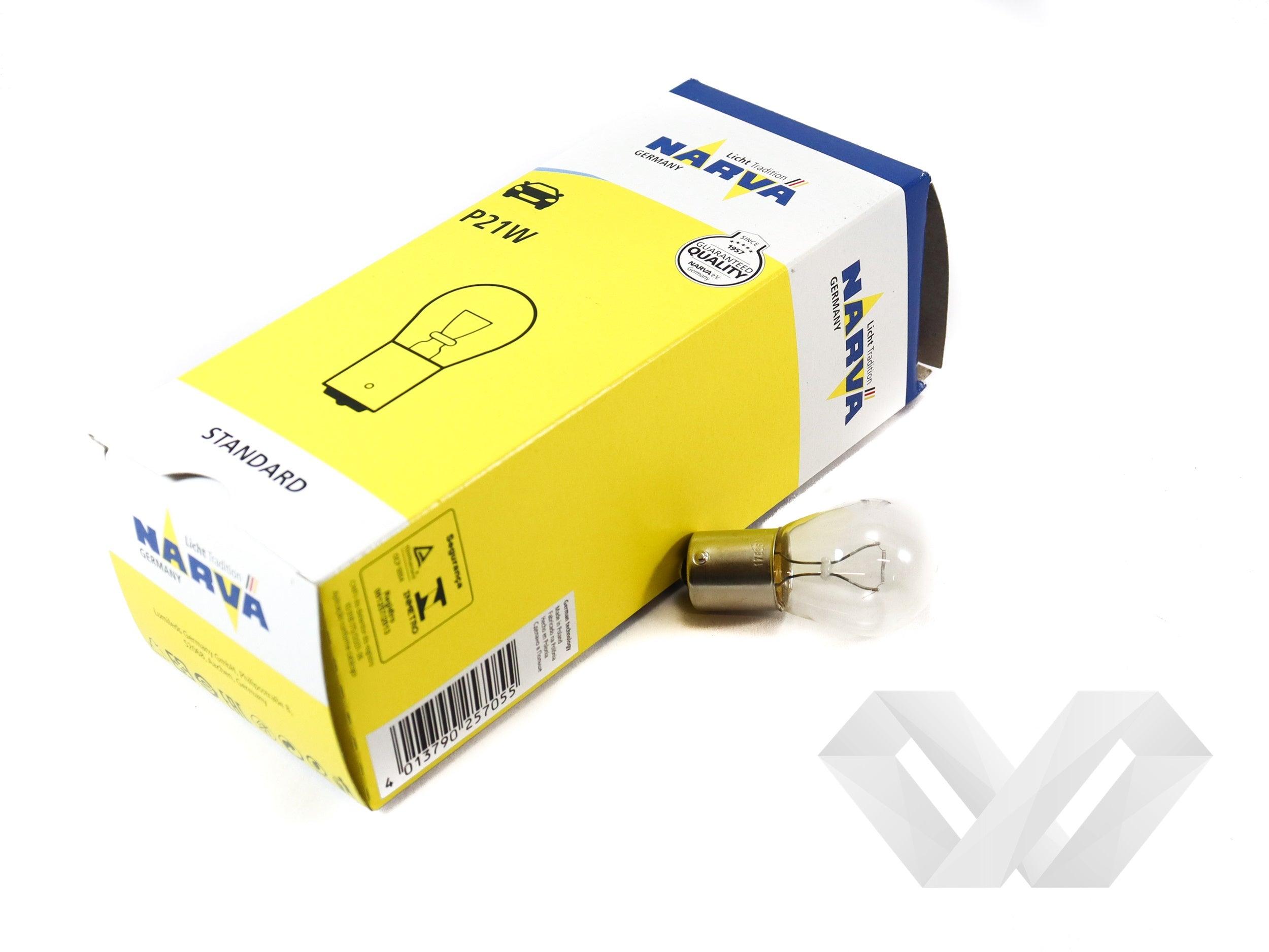 Set becuri auto Narva, 12V P21W