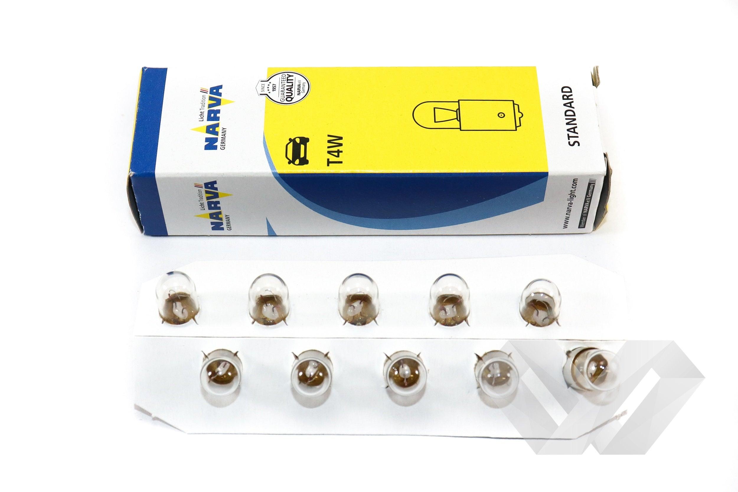 Set becuri auto narva, 12V T4W