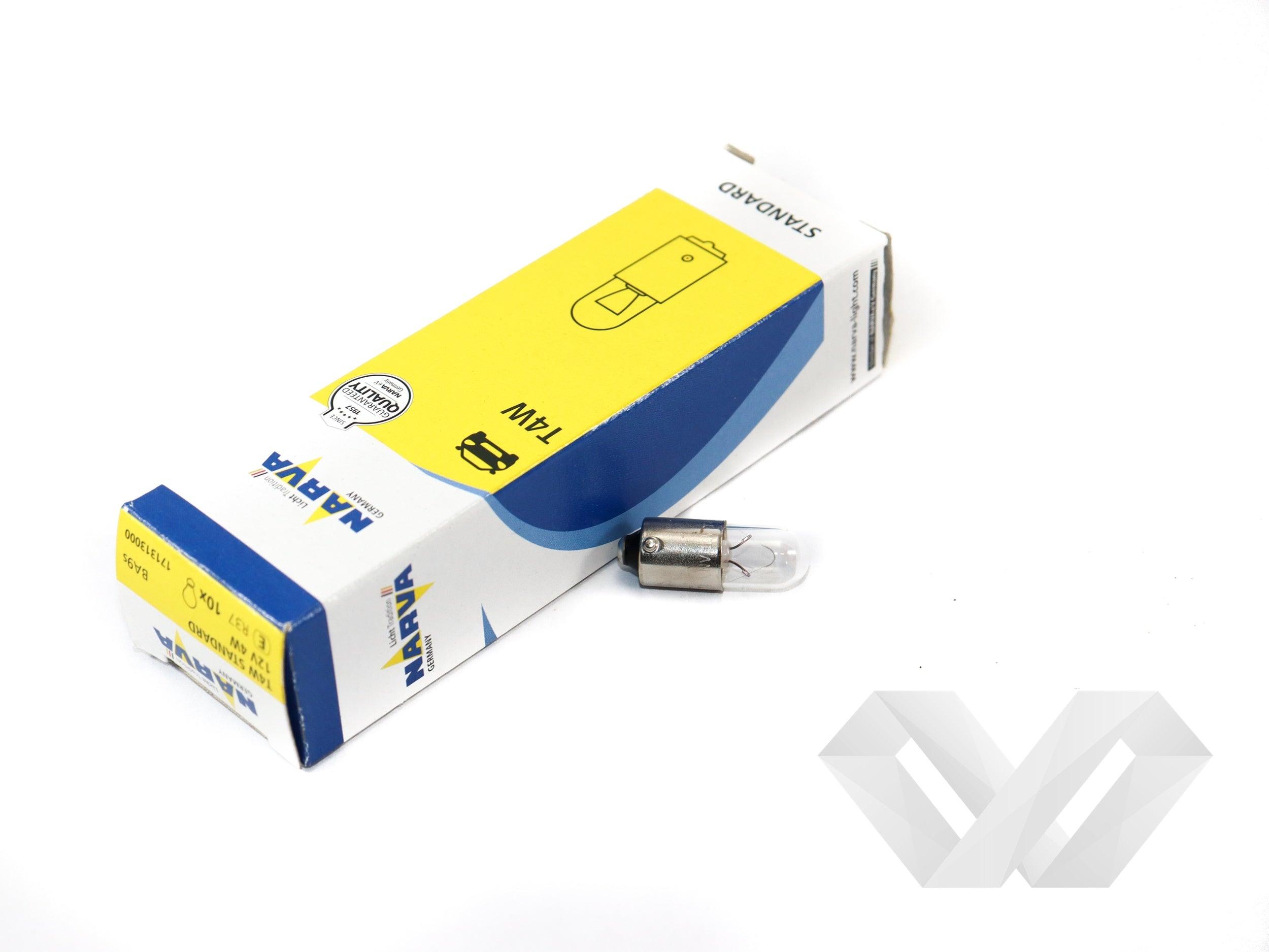 Set becuri auto narva, 12V T4W