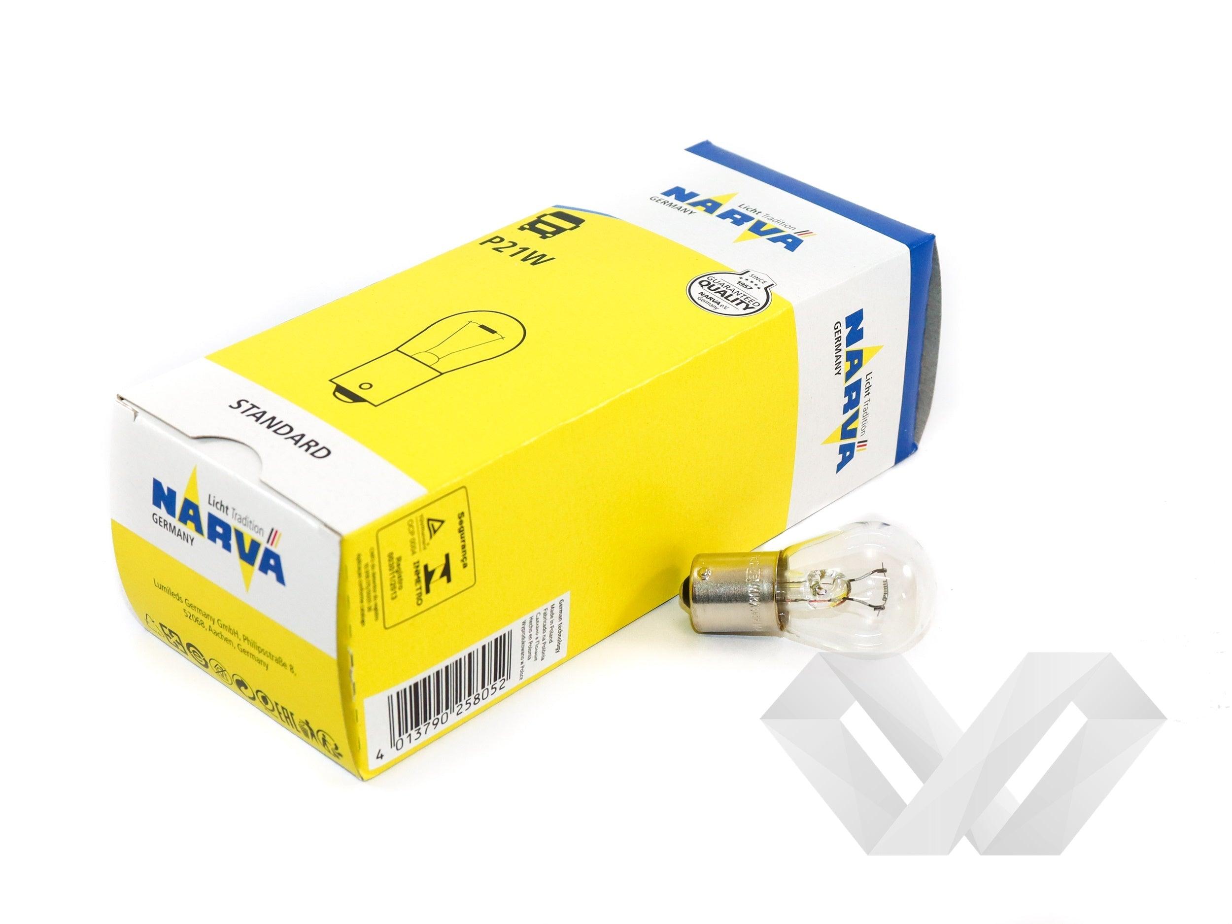 Set becuri auto Narva, 24V P21W