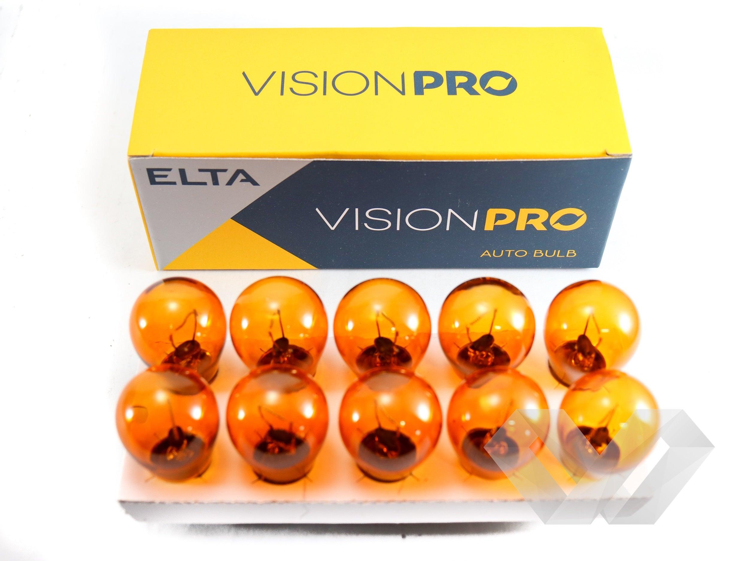 Set becuri semnalizare portocaliu Elta, 12V 21W