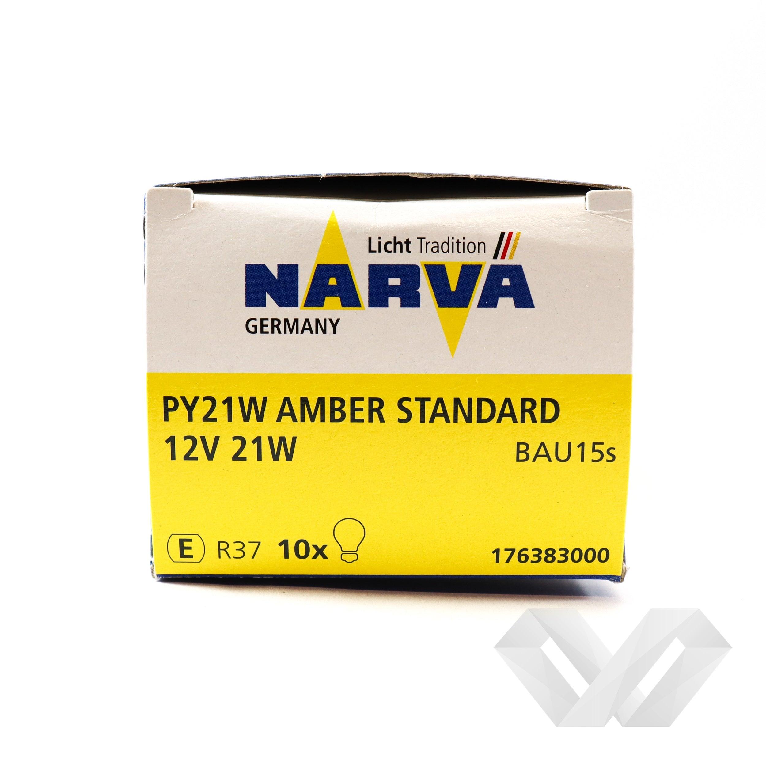 Bec semnalizare portocaliu Narva, 12V PY21W