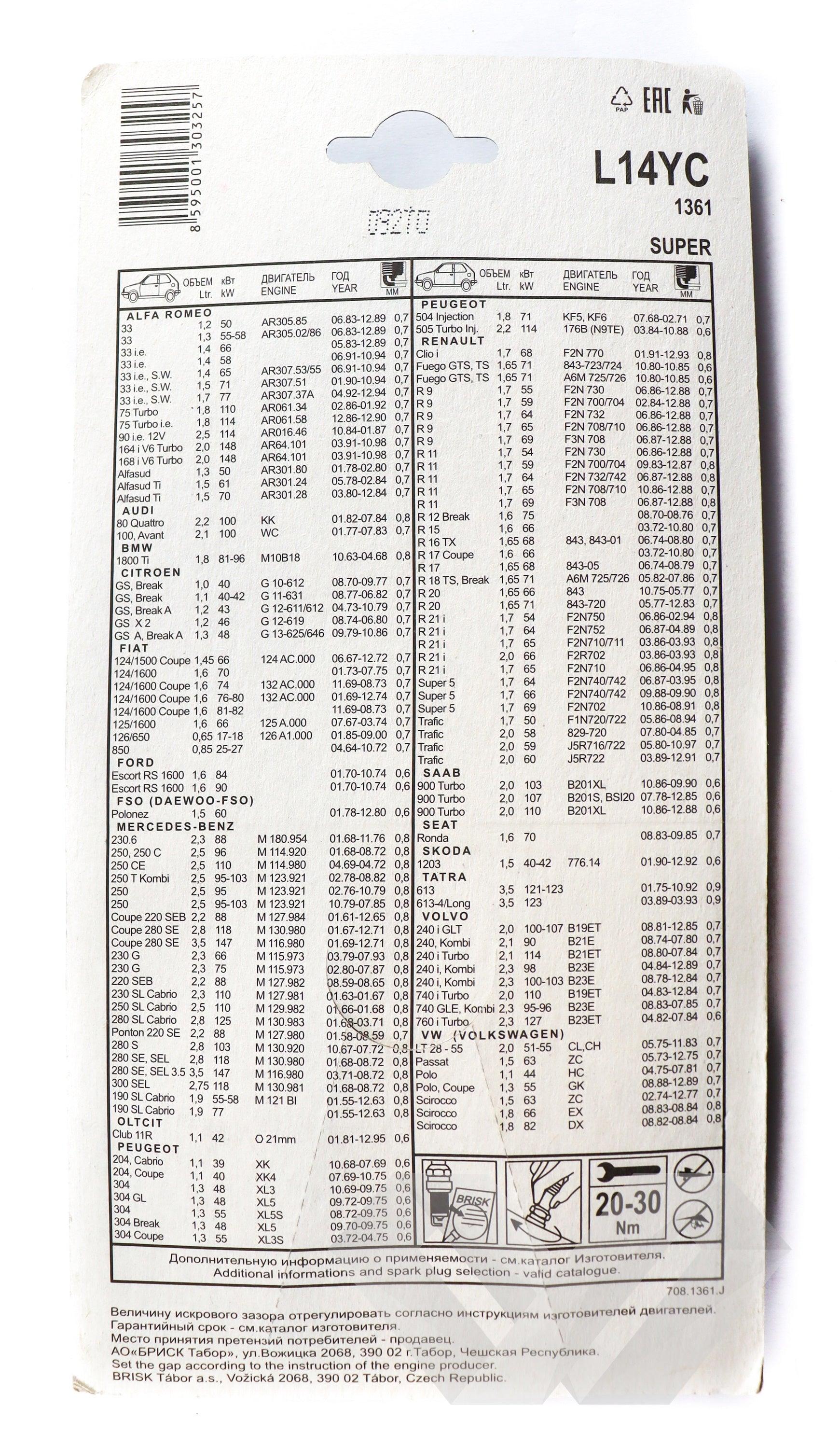 Set bujii auto filet lung 21mm - EWO Market