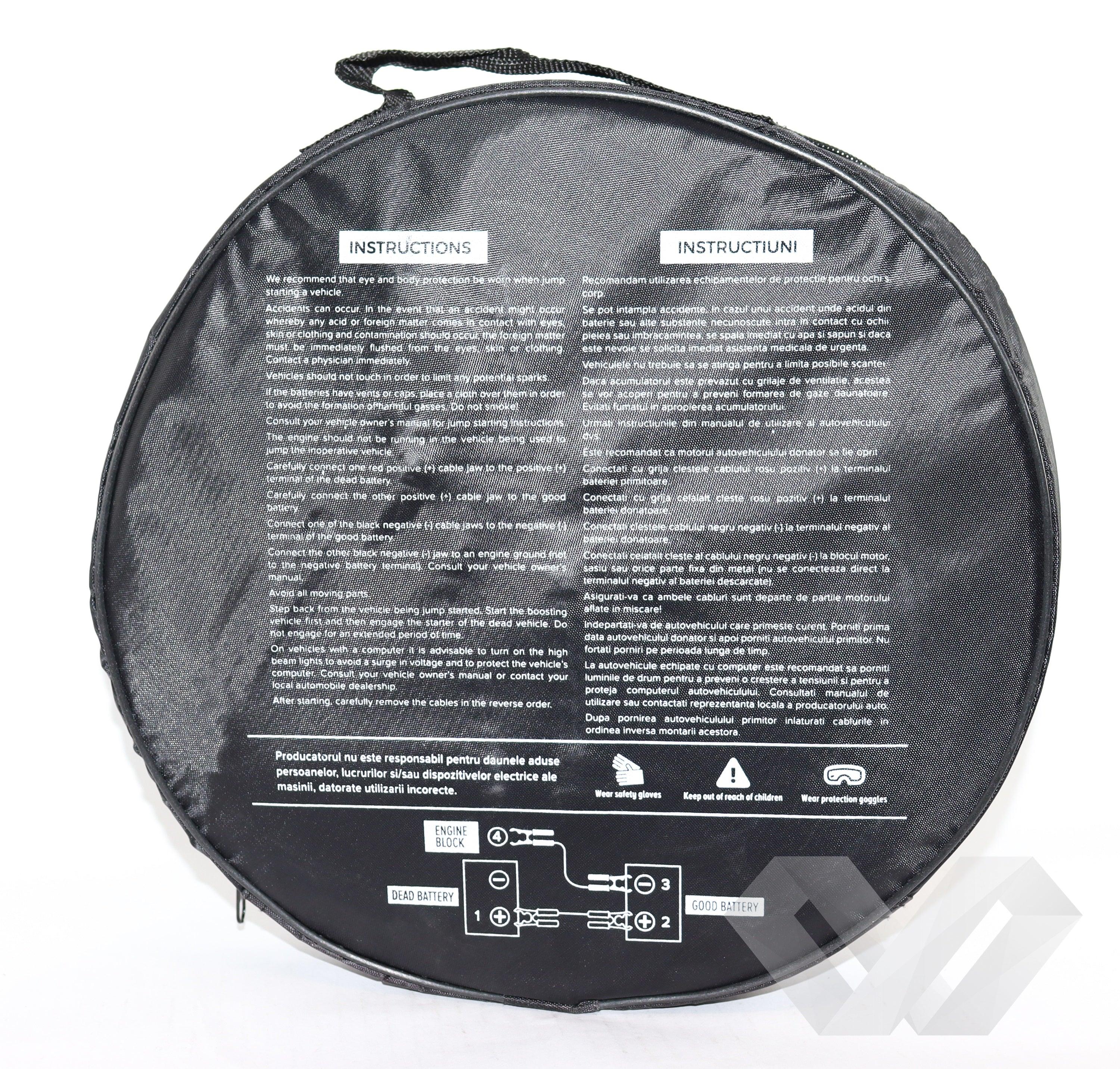 Set cabluri pornire auto Runkit 1000A, 4m - EWO Market