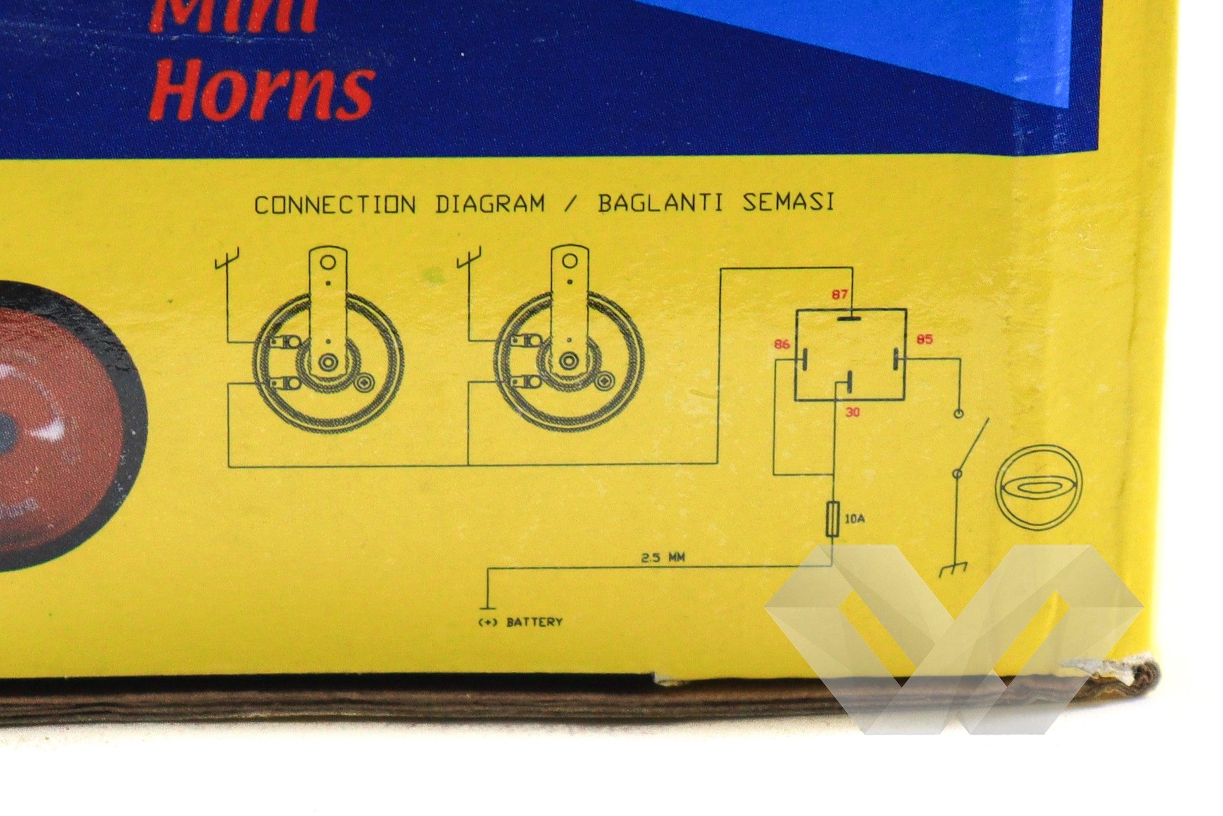 Set claxoane auto metalice 12V