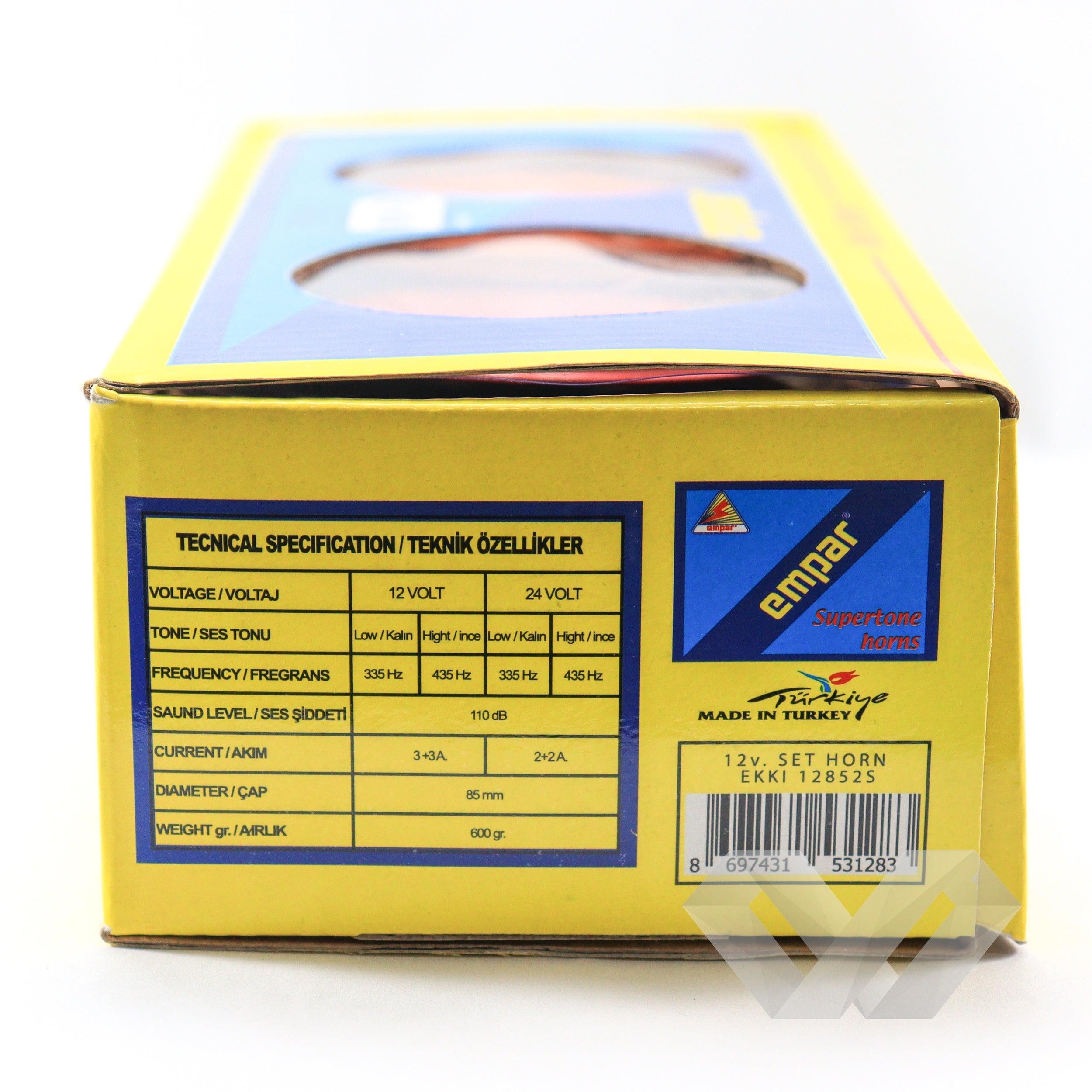 Set claxoane auto metalice 12V