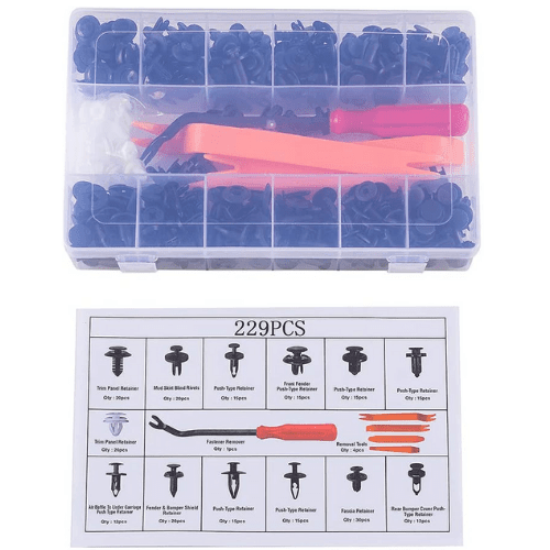 Set cleme fixare auto, 229 bucati - EWO Market