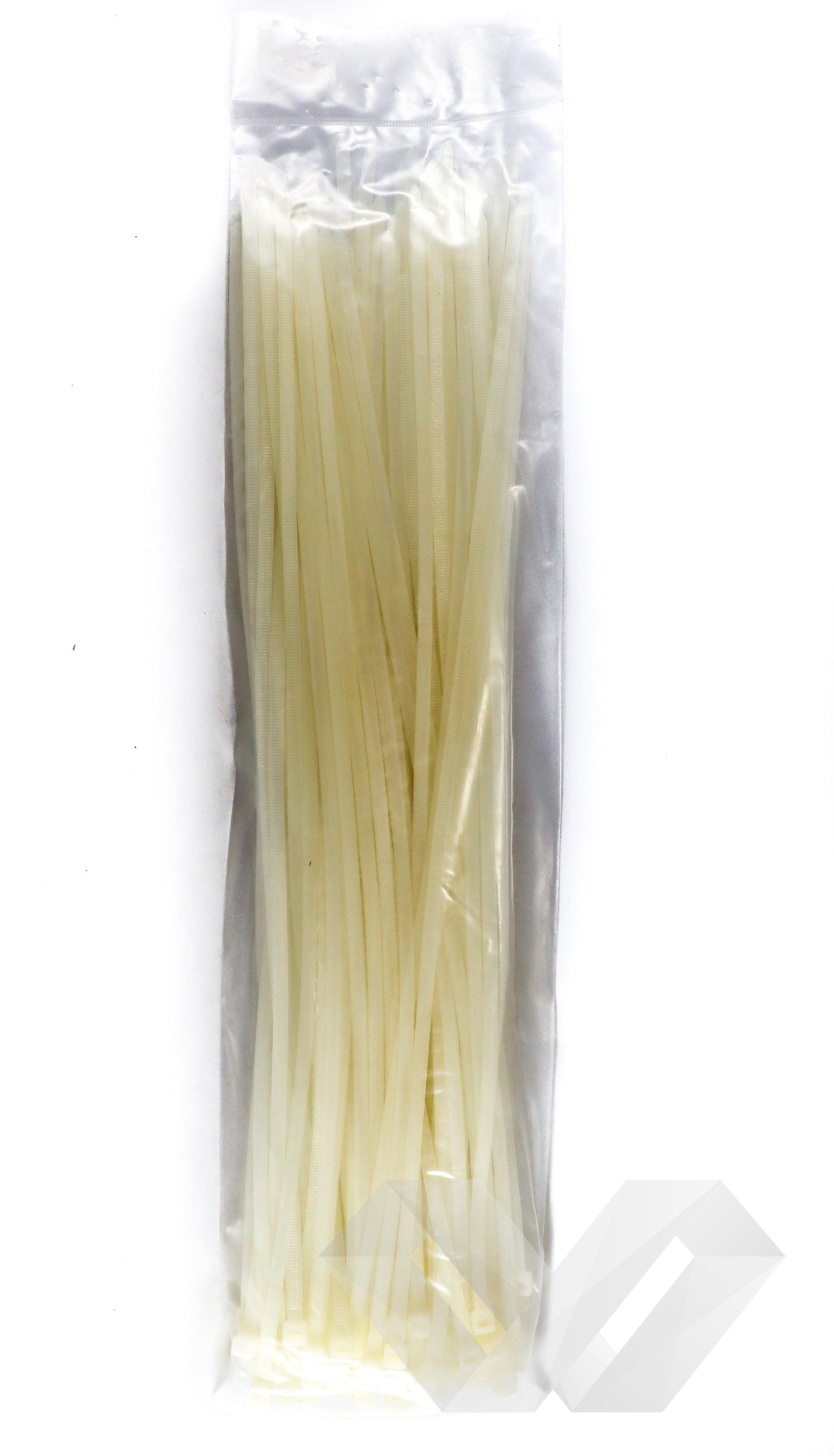 Set coliere plastic albe 100buc - EWO Market