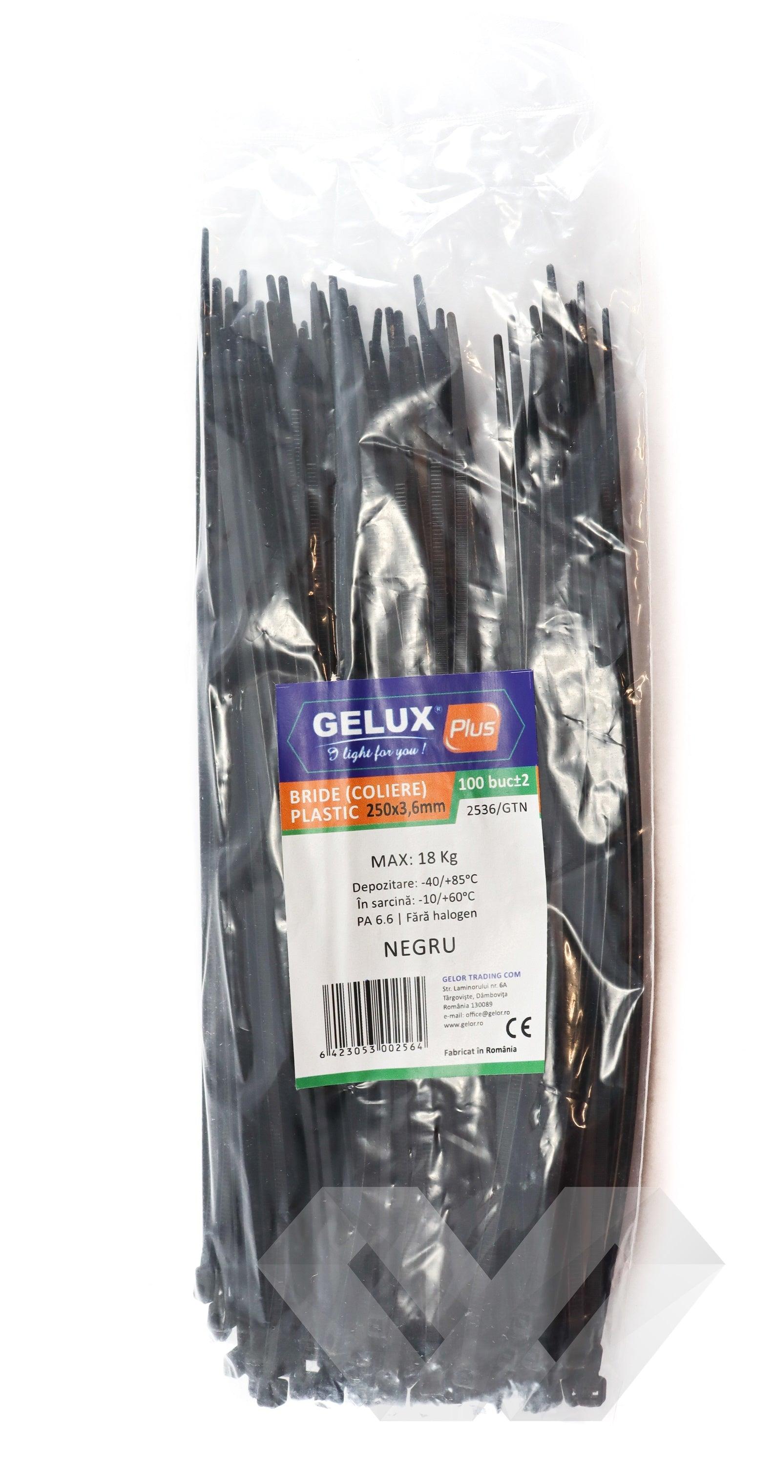 Set coliere plastic negre 100buc - EWO Market