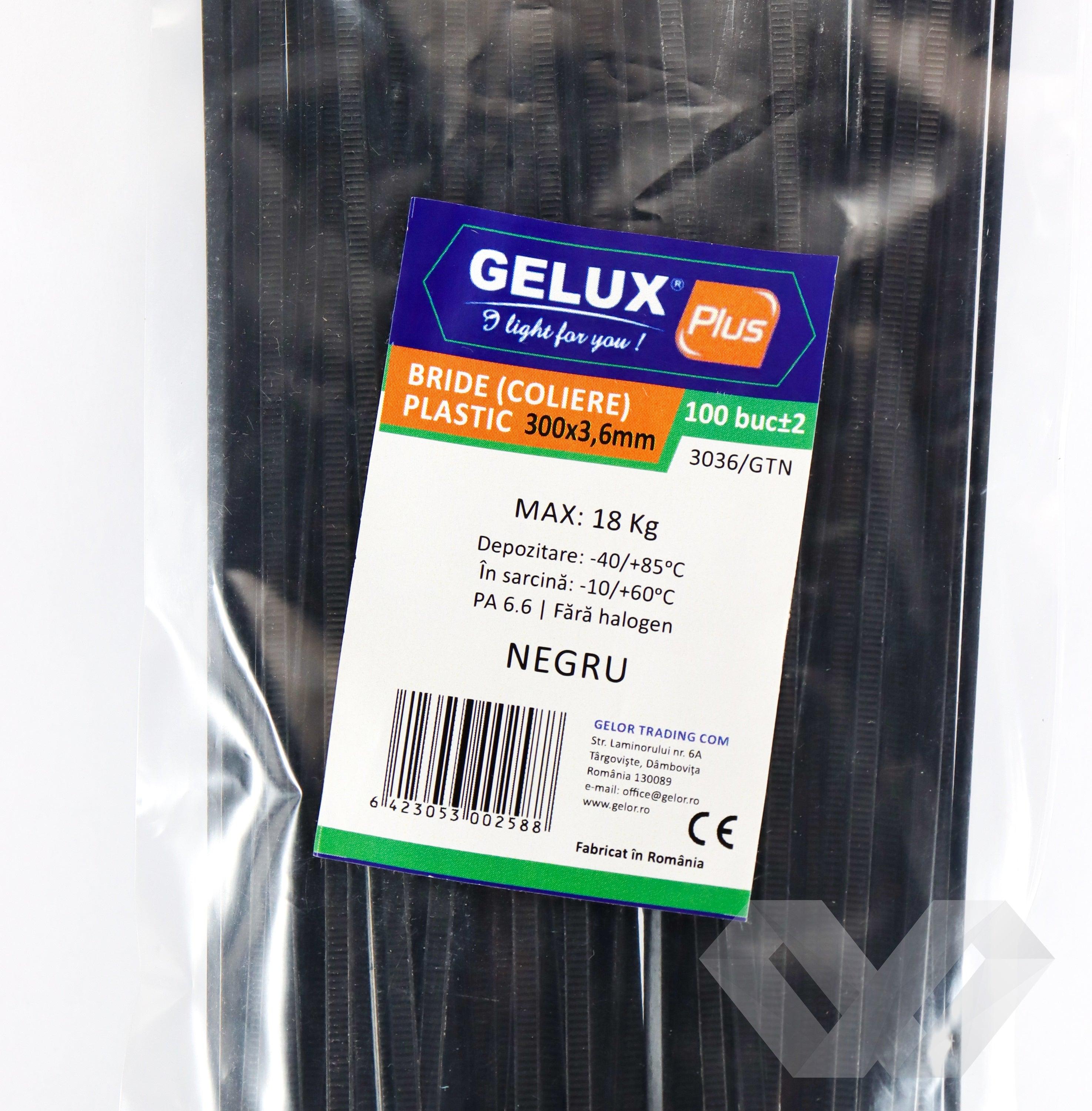 Set coliere plastic negre 100buc - EWO Market