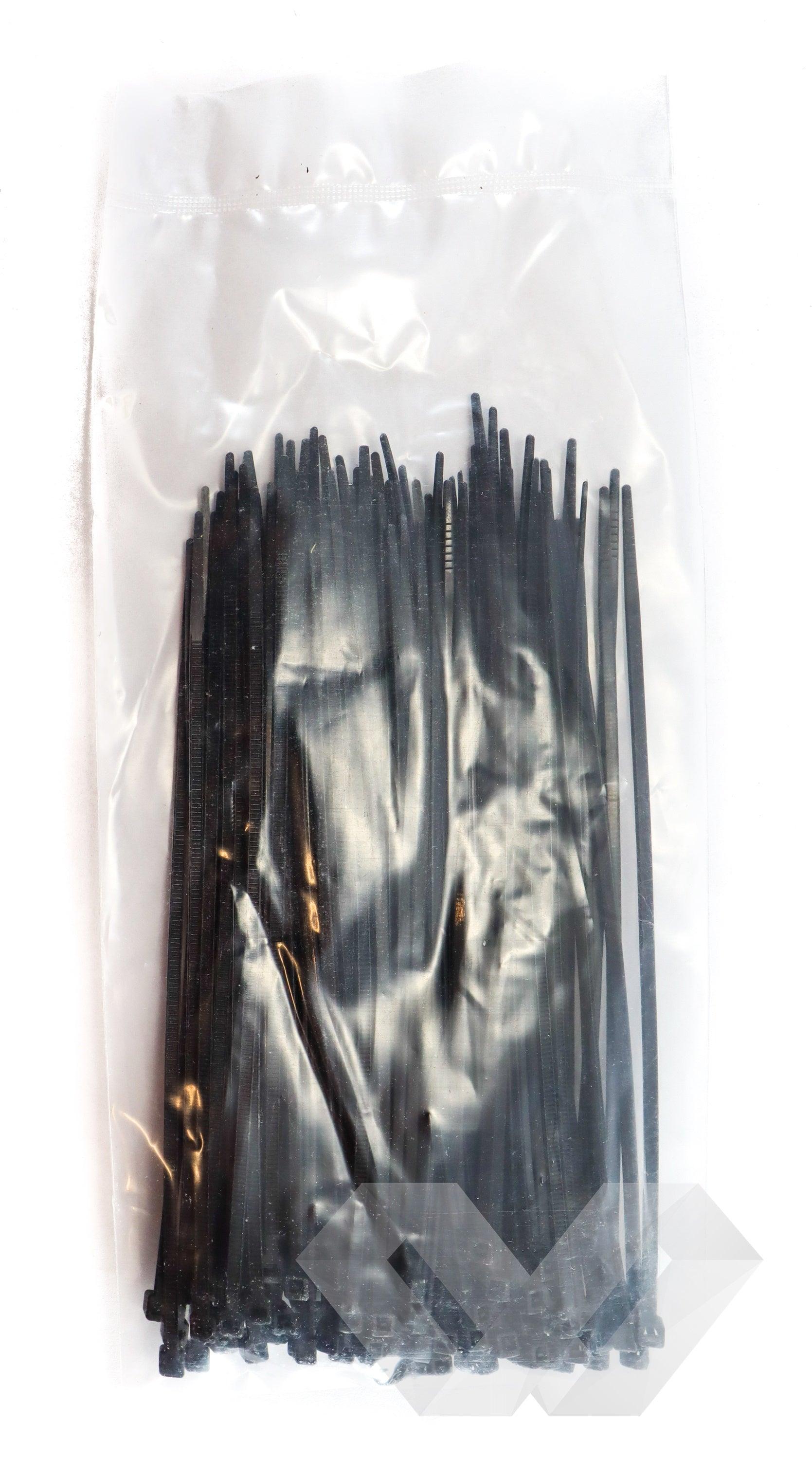 Set coliere plastic negre 100buc - EWO Market