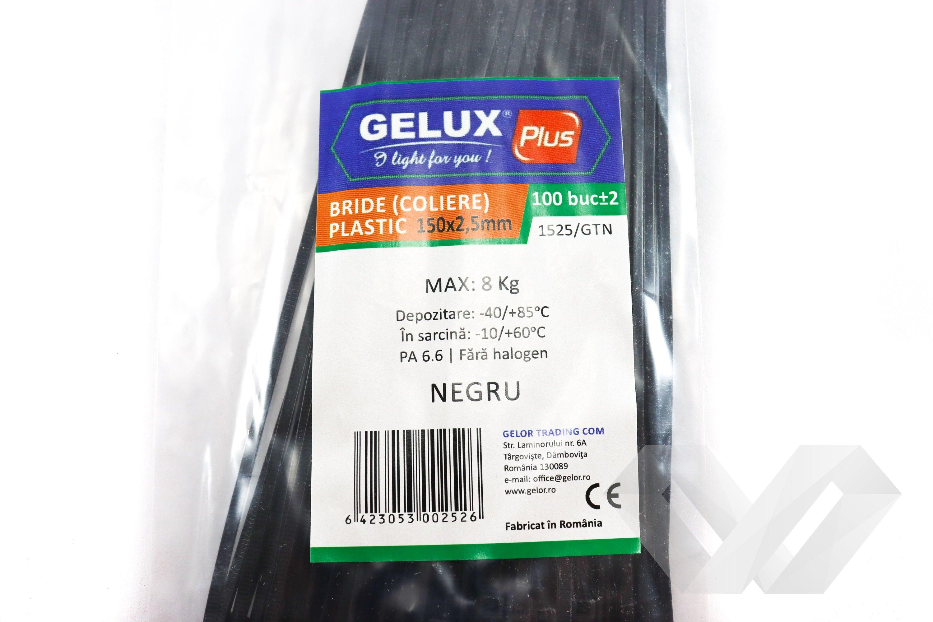 Set coliere plastic negre 100buc - EWO Market
